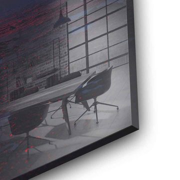 DOTCOMCANVAS® Acrylglasbild Thoughts - Acrylglas, Acrylglasbild Thoughts KI AI generiert digitale Kunst Wandbild