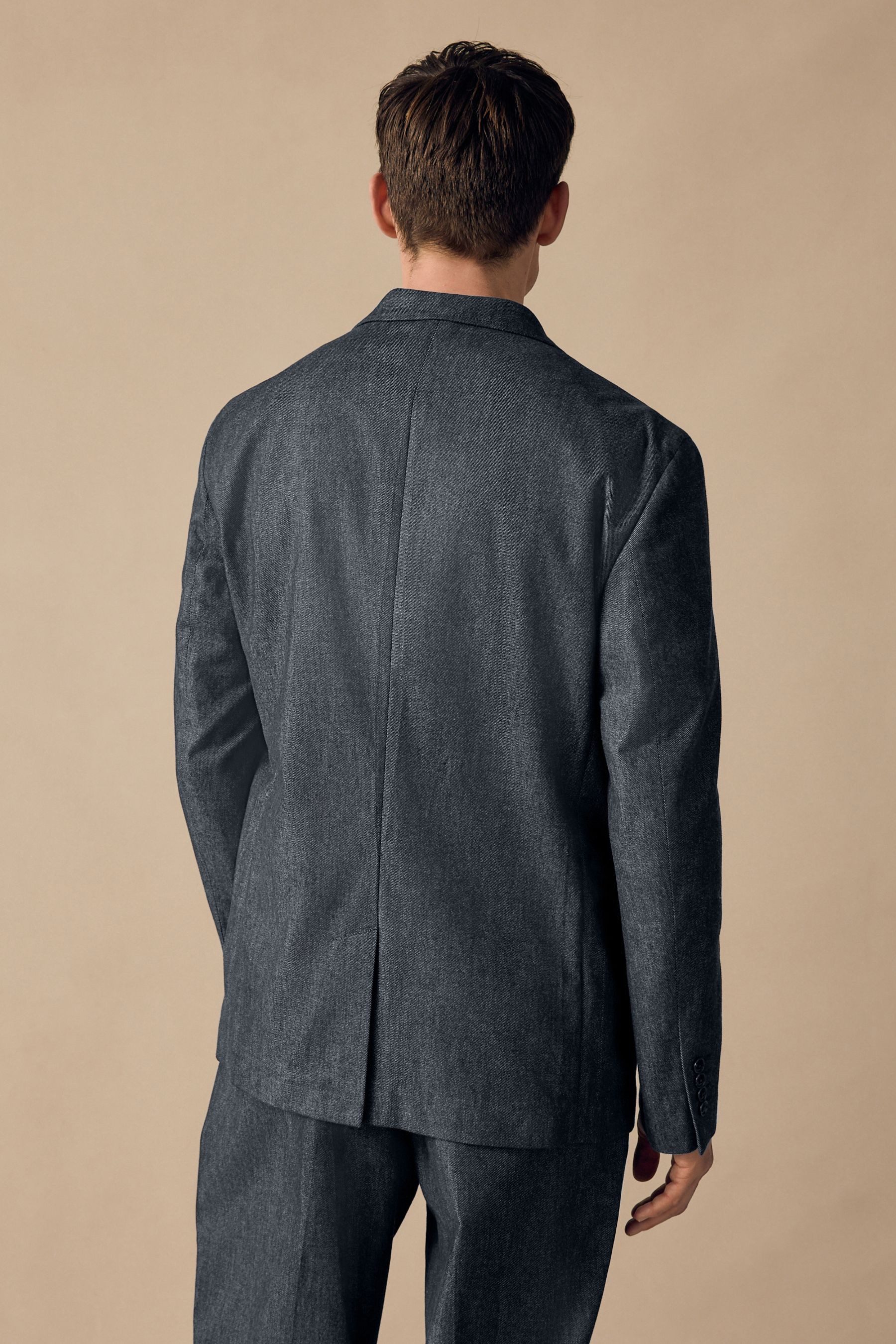 Next Sakko Relaxed Fit Denim-Anzugsakko (1-tlg) günstig online kaufen