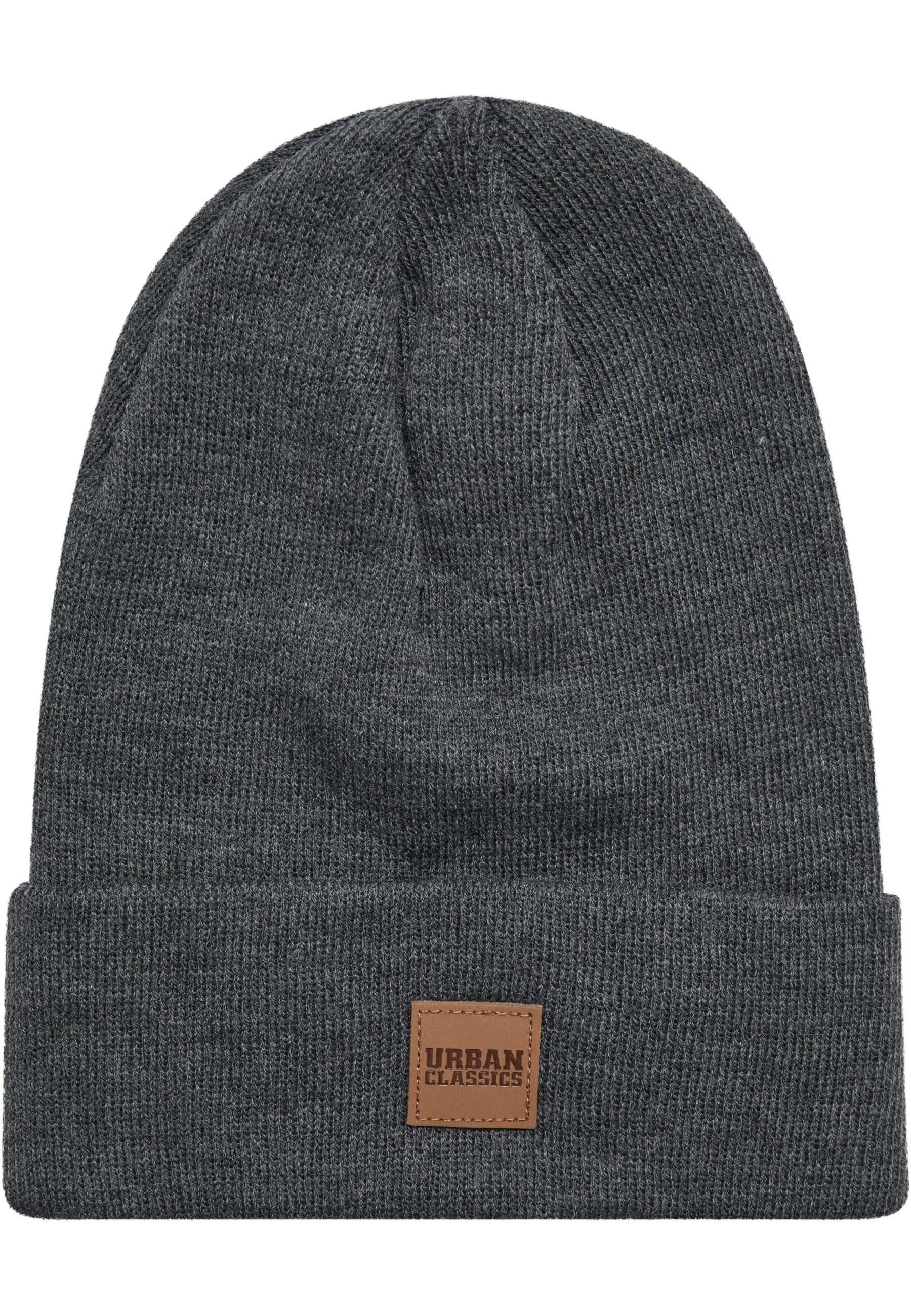 URBAN CLASSICS Beanie Urban Classics Unisex Synthetic Leatherpatch Long Bea günstig online kaufen