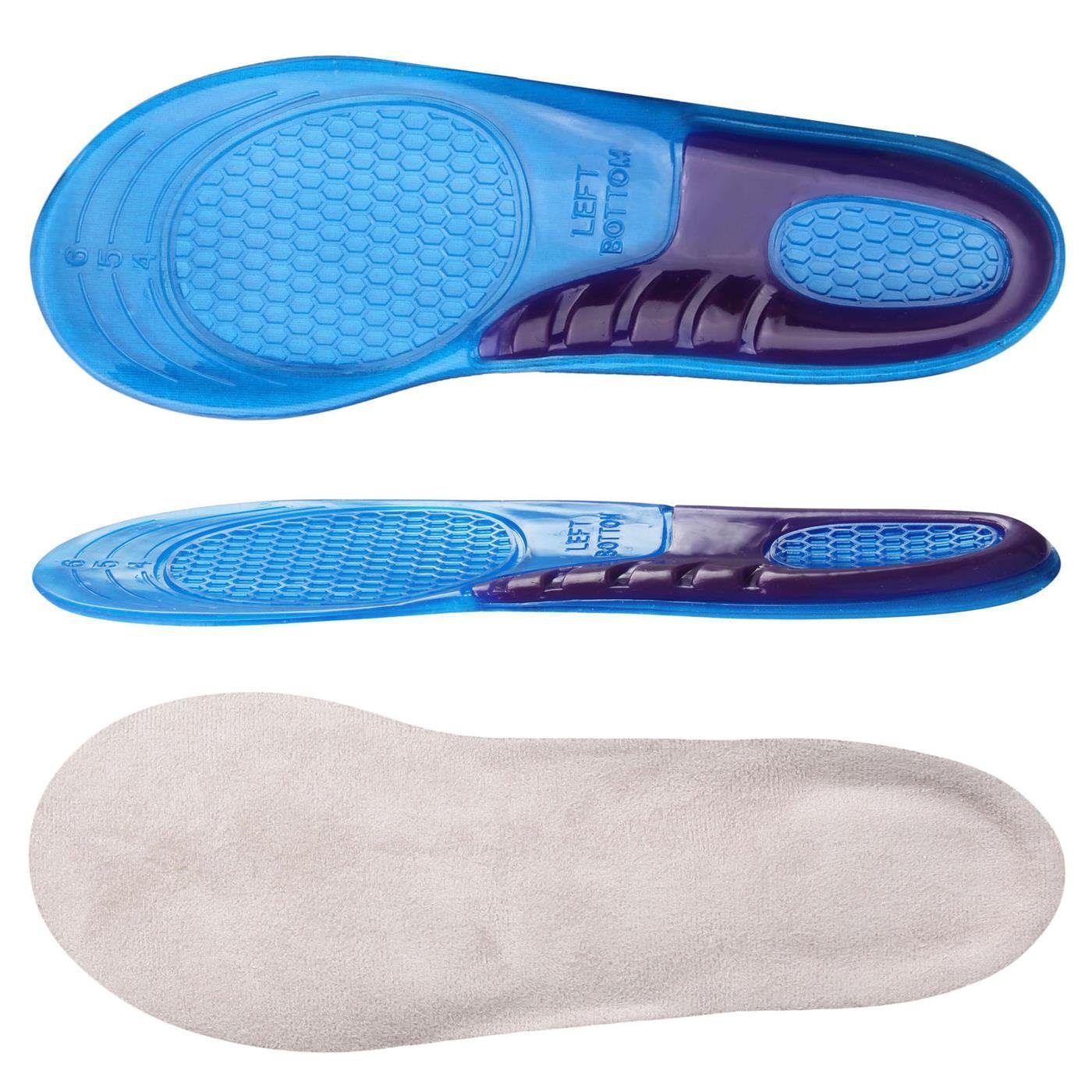 VERCO Einlegesohlen Schuh Sport Gel Einlage Größe 33 bis 37, gegen Fersensporn Orthopädische Einlage