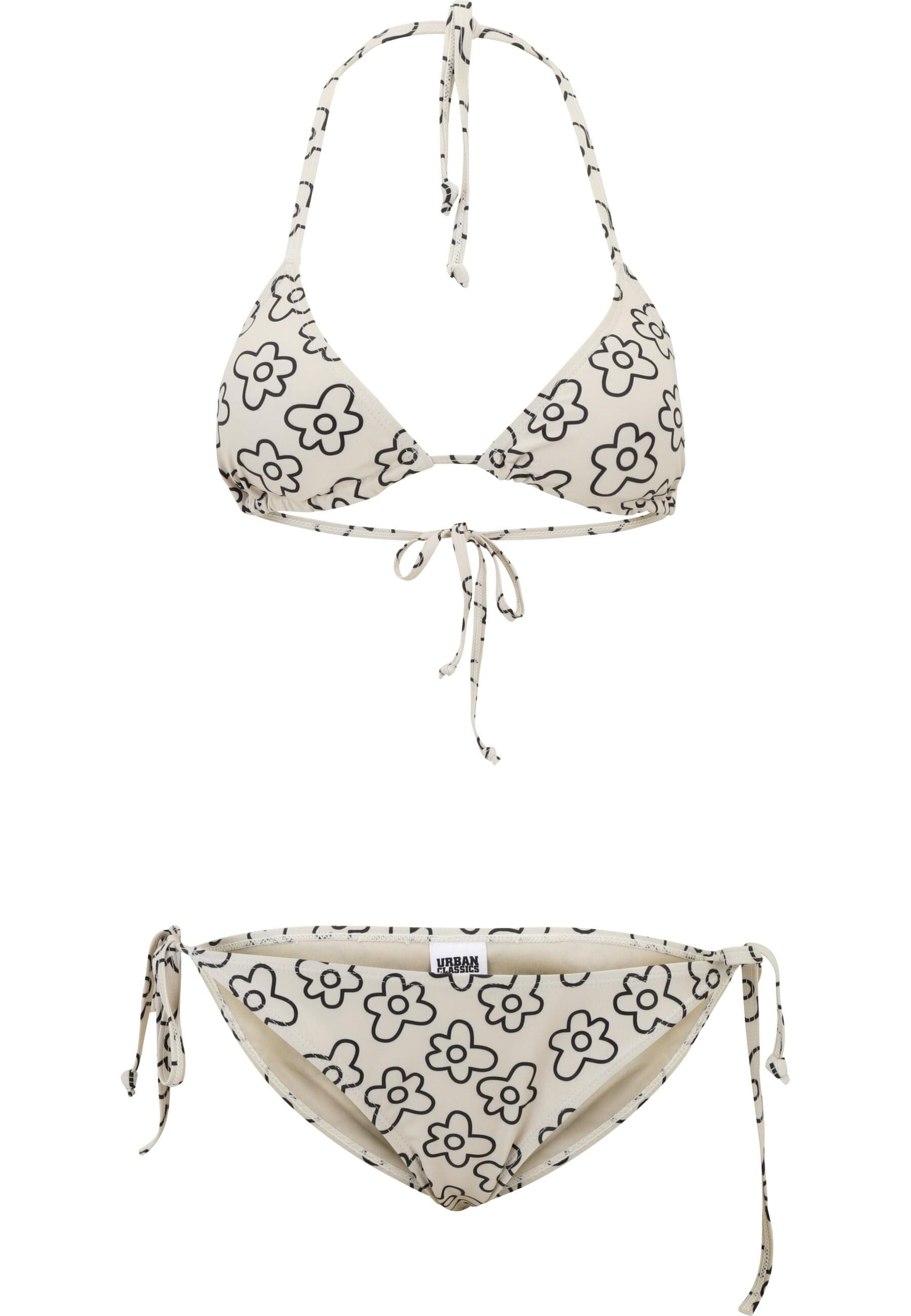 URBAN CLASSICS Bügel-Tankini Urban Classics Damen Ladies Triangle Pattern Bikini