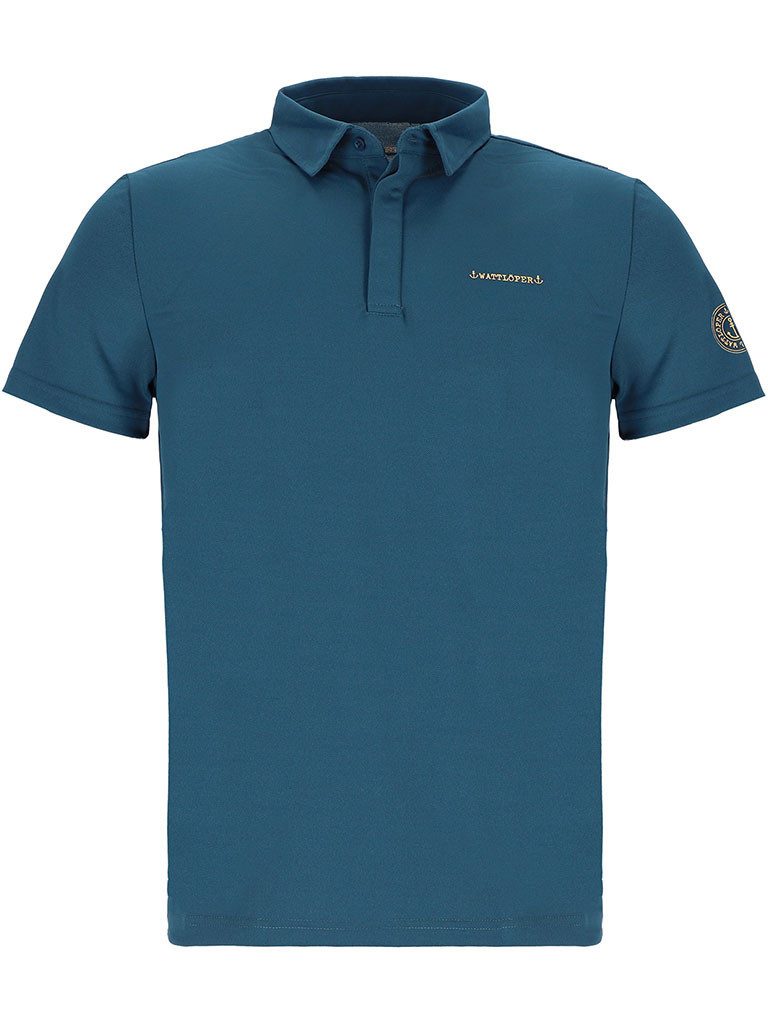 Wattlöper Poloshirt 11330SH Herren Kurzarm-Funktionspolo - Funktionsshirt schnelltrocknend Kurzarm-T-Shirt für Sport, Outdoor & Freizeit - leicht & atmungsaktiv