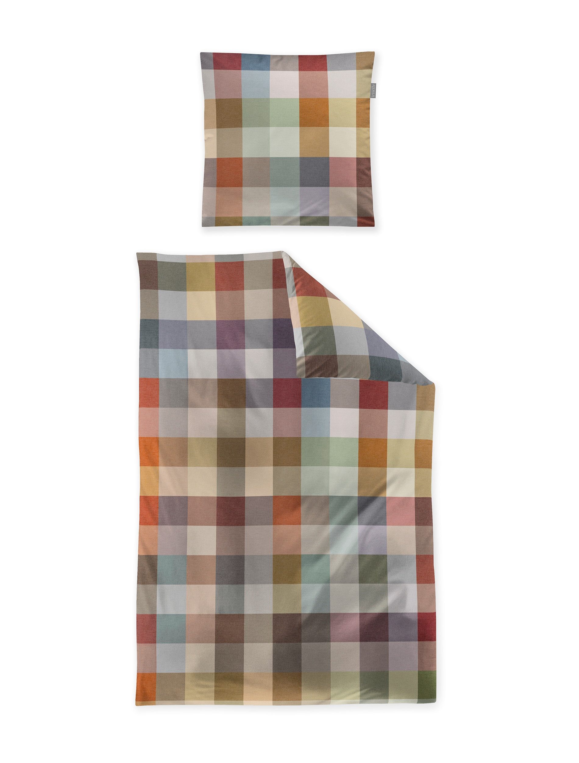 Irisette Bettwäsche Irisette Zobel-J Flausch Cotton Bettwäsche 155x220 Karo günstig online kaufen