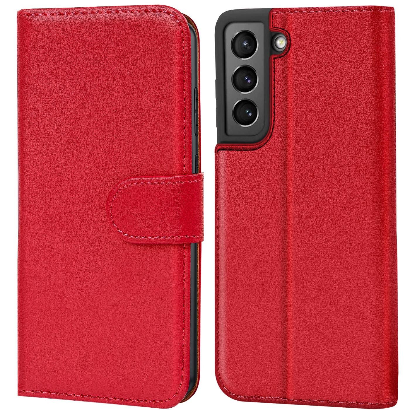 CoolGadget Handyhülle Wallet Klapp Tasche Book Case für Samsung Galaxy S21 Plus 6,7 Zoll, Hülle Klapphülle Flip Cover Etui Schutzhülle