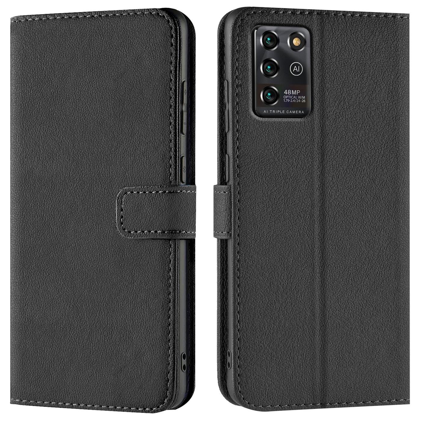 CoolGadget Handyhülle Wallet Klapp Tasche Book Case für ZTE Blade V30 Vita 6,82 Zoll, Hülle Klapphülle Flip Cover Etui Schutzhülle