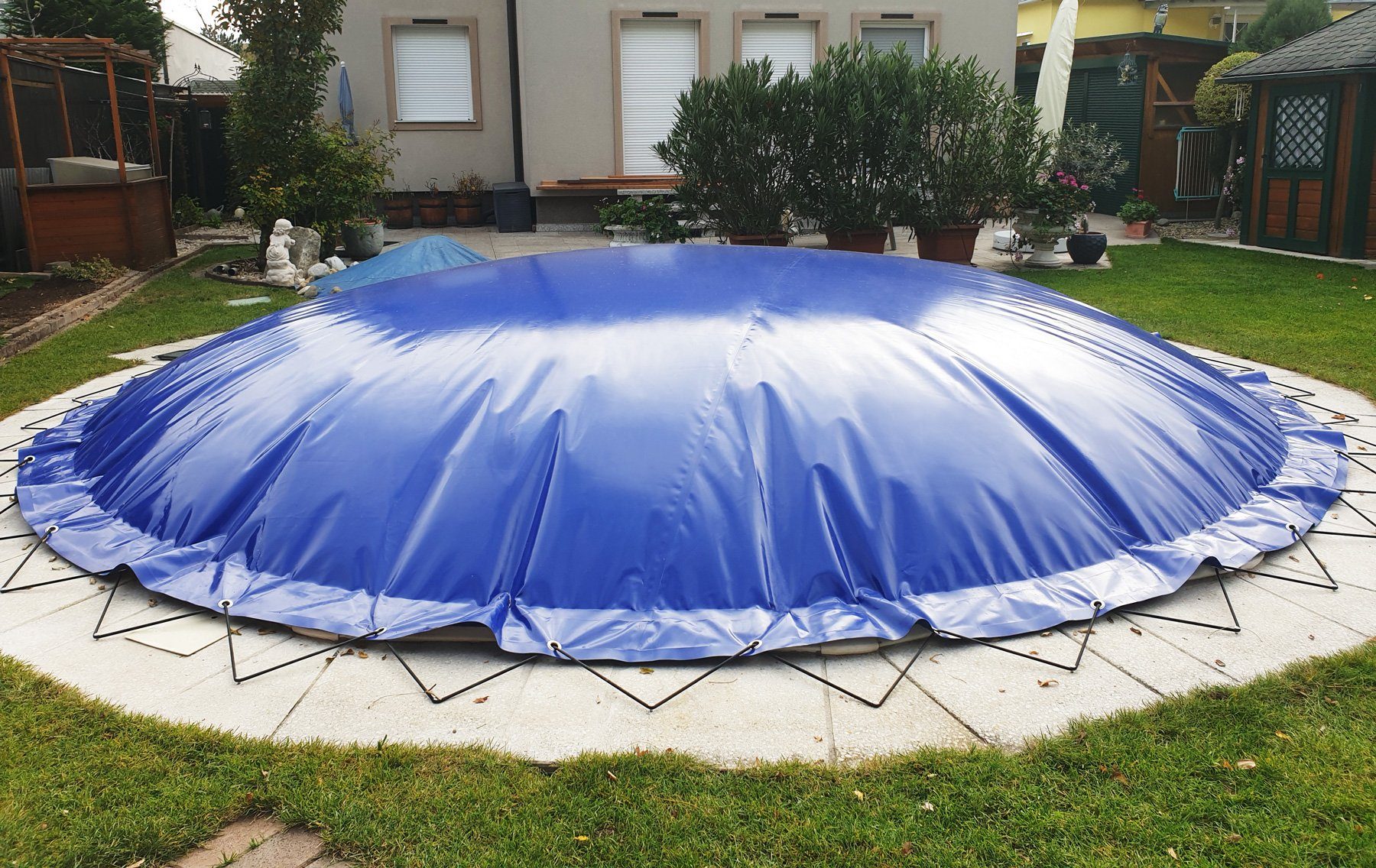 AirDeluxe Pool-Abdeckplane (Profi-Qualität) Runde aufblasbare Poolplanen/Sc günstig online kaufen