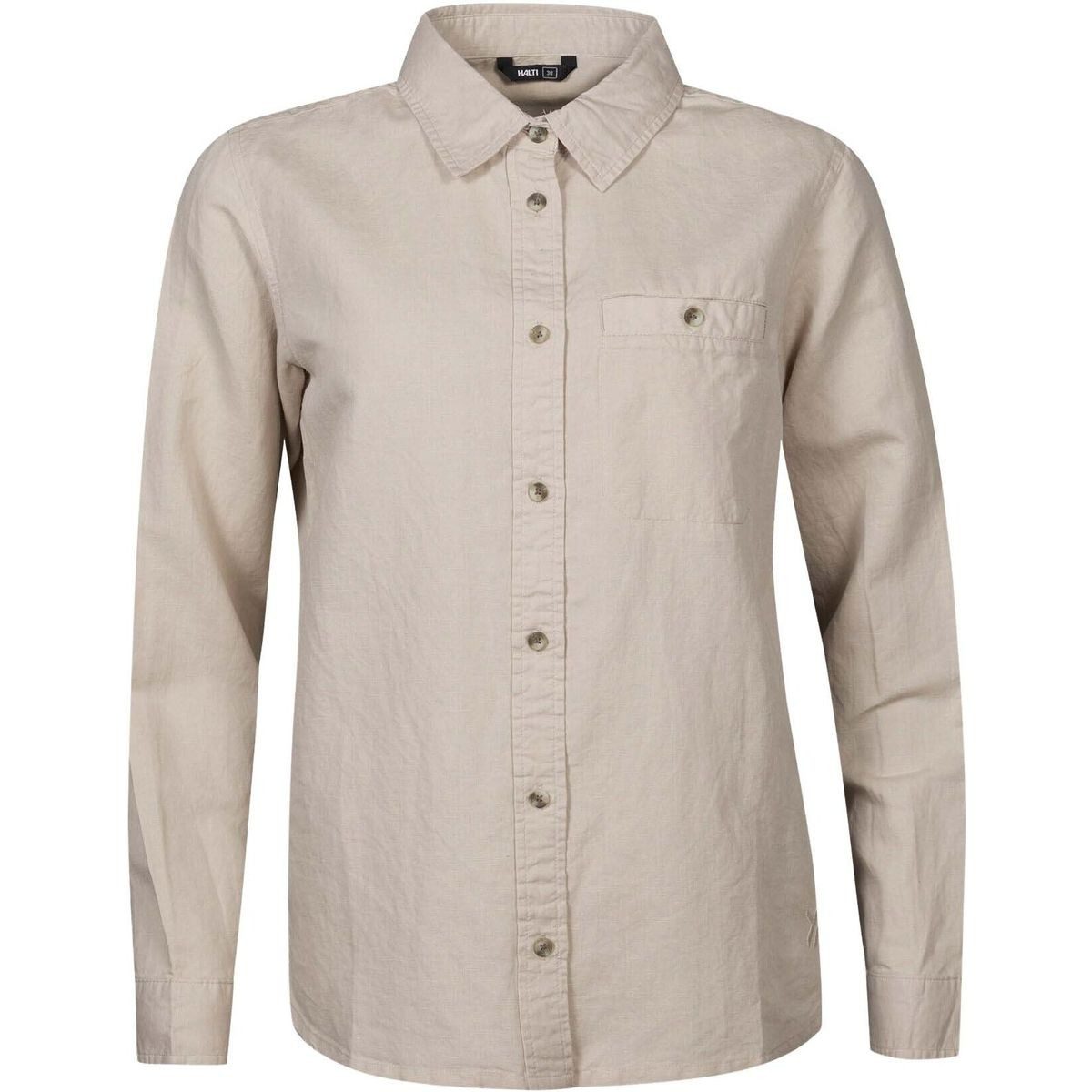 HALTI Outdoorbluse Notsgi W Long-sleeve Shirt Lässiges und strapazierfähiges Langarmhemd für Damen, ideal für