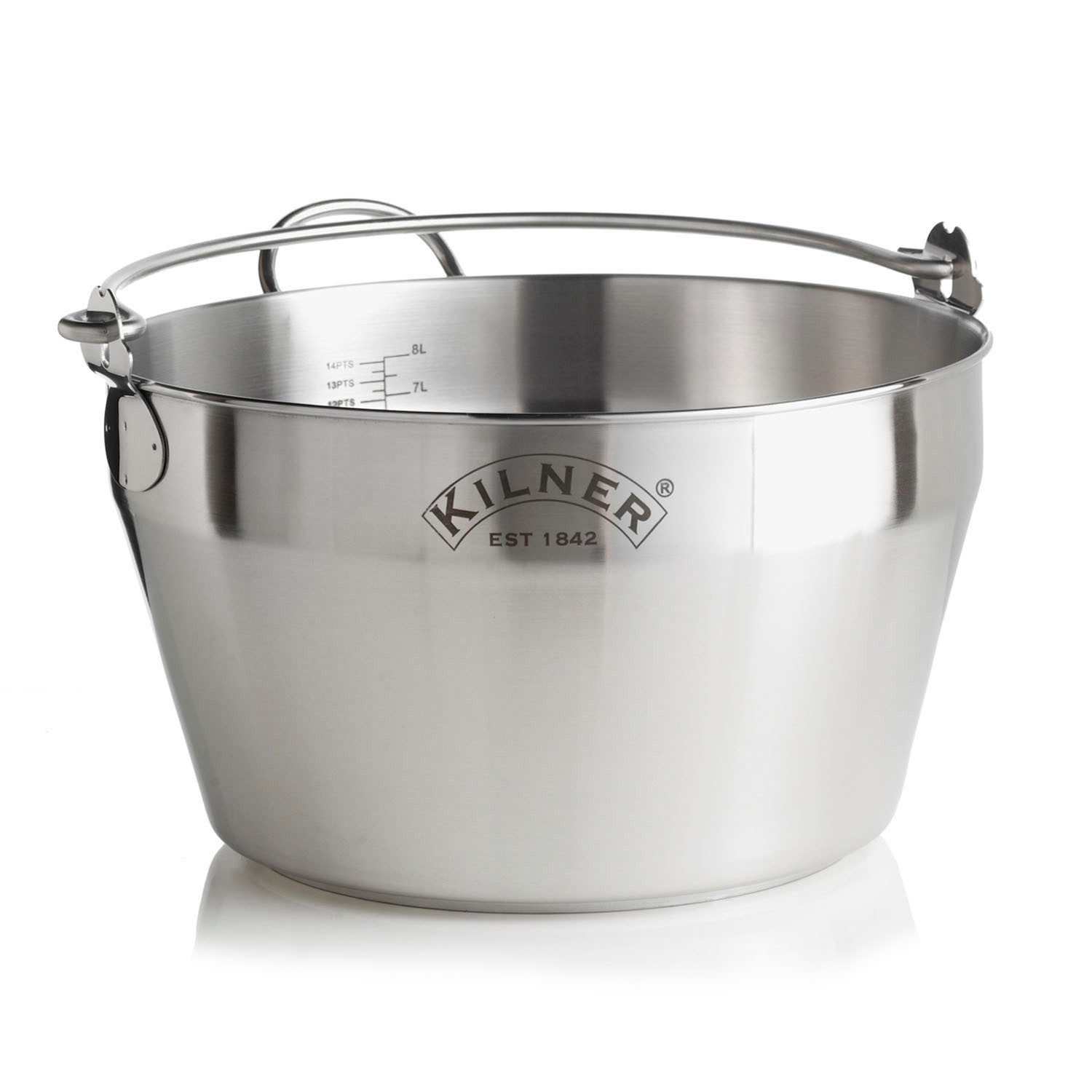 KILNER Marmeladenglas KILNER Edelstahl Einkochtopf, 8 Liter