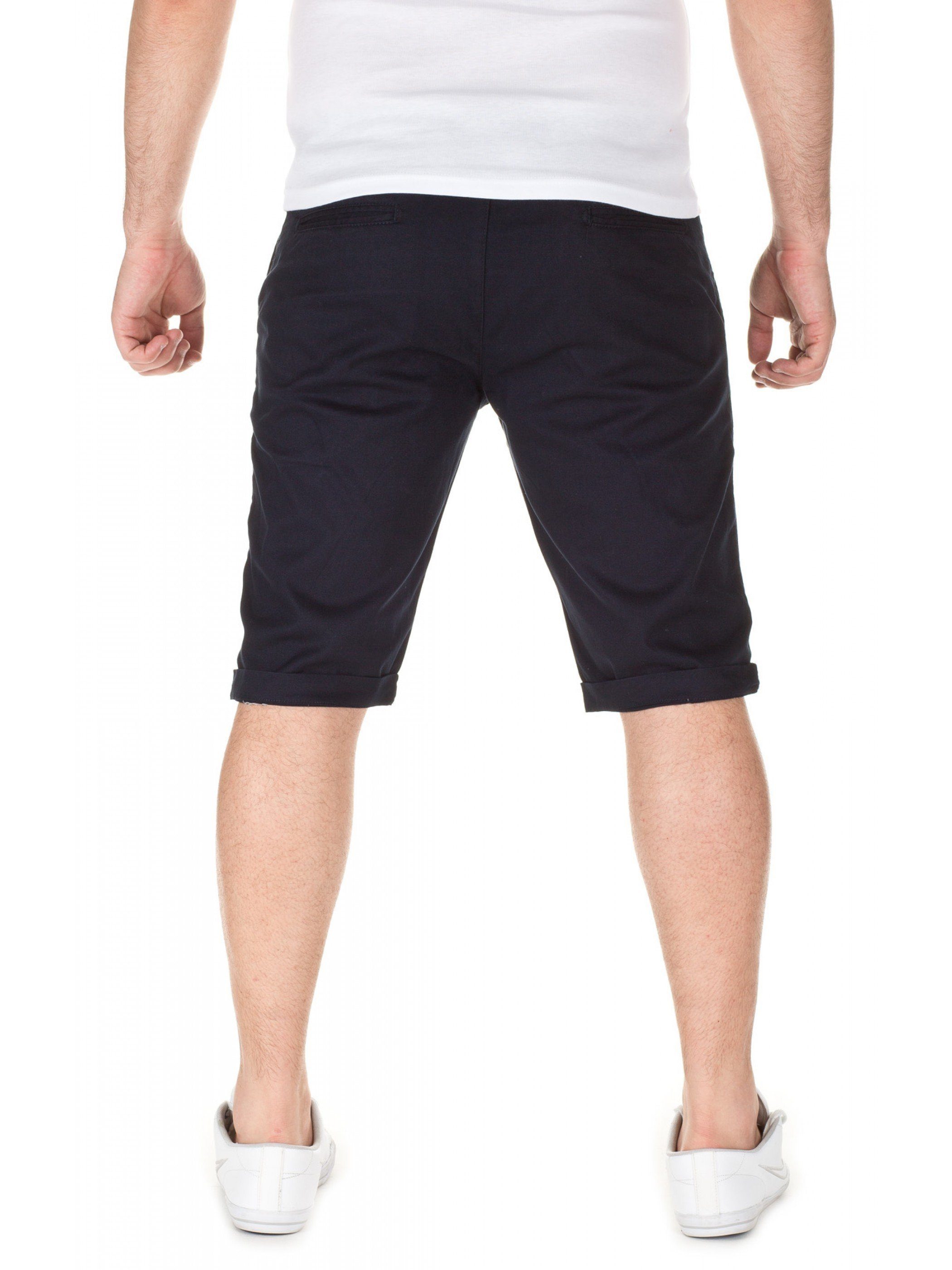 (navy Chino 6211) Blau Kallari WOTEGA Shorts Unifarbe shorts in