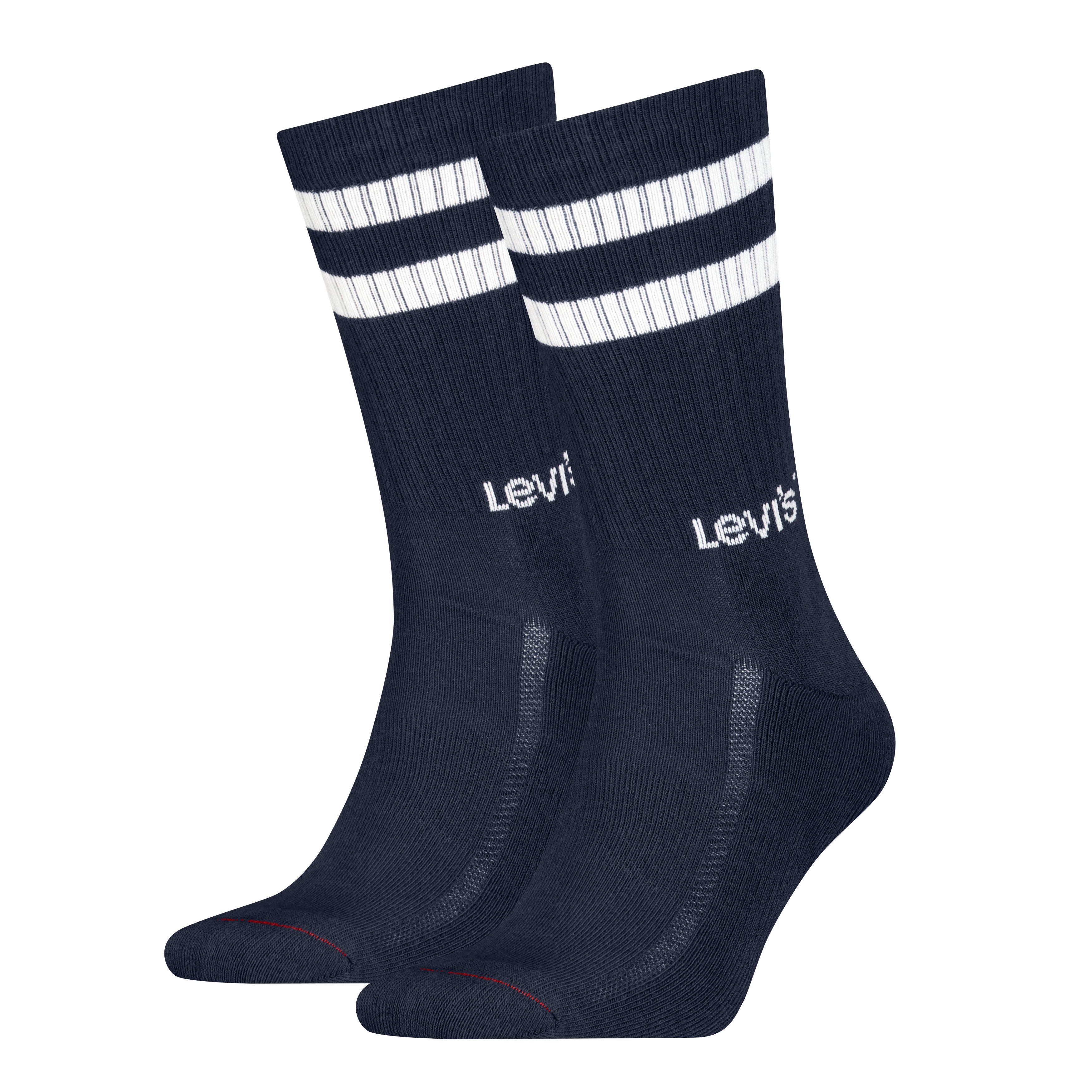 Socken LEVIS UNI REG CUT SPORT STRIPE 2P