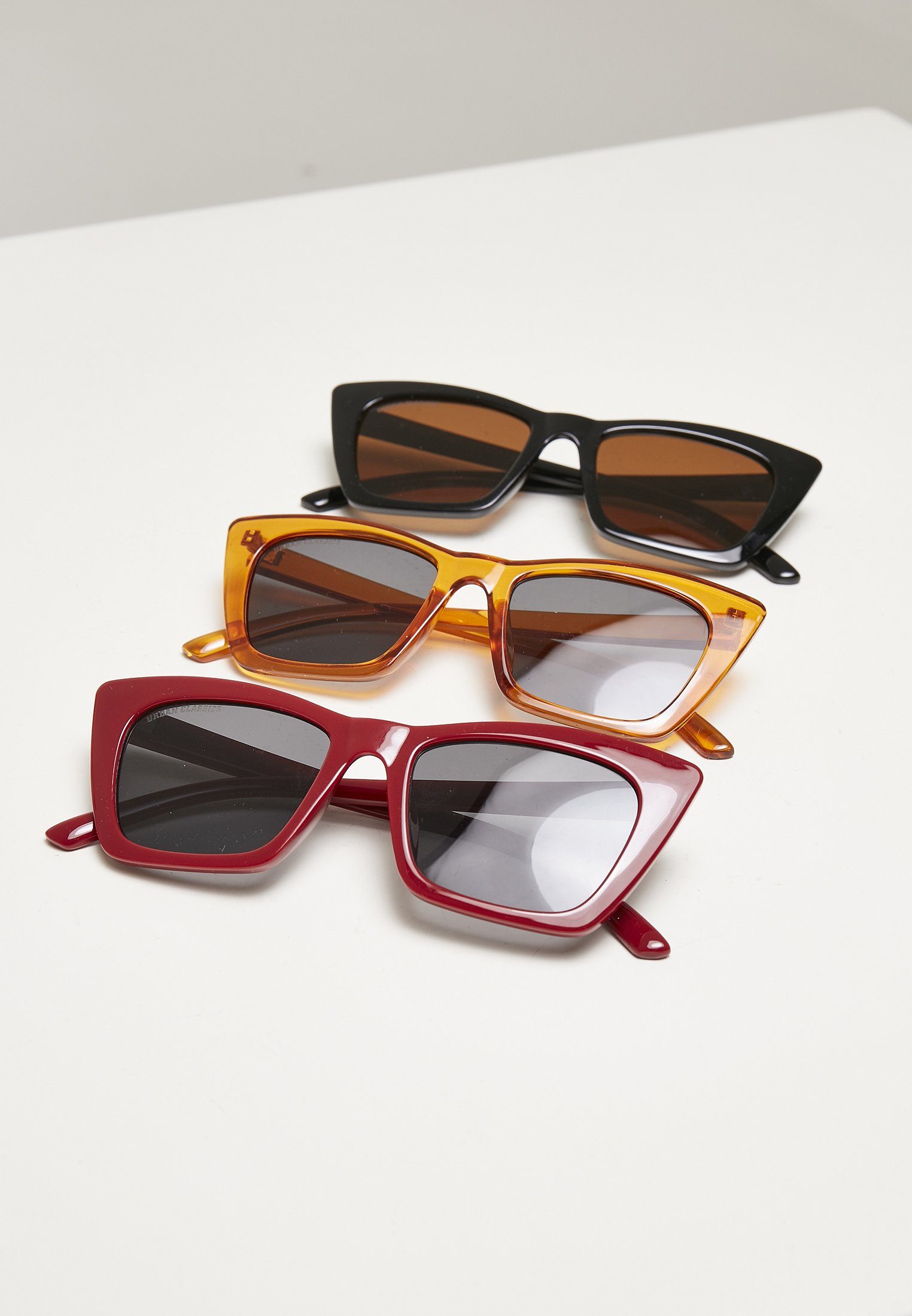URBAN CLASSICS Sonnenbrille Unisex Sunglasses Tilos 3-Pack | Sonnenbrillen