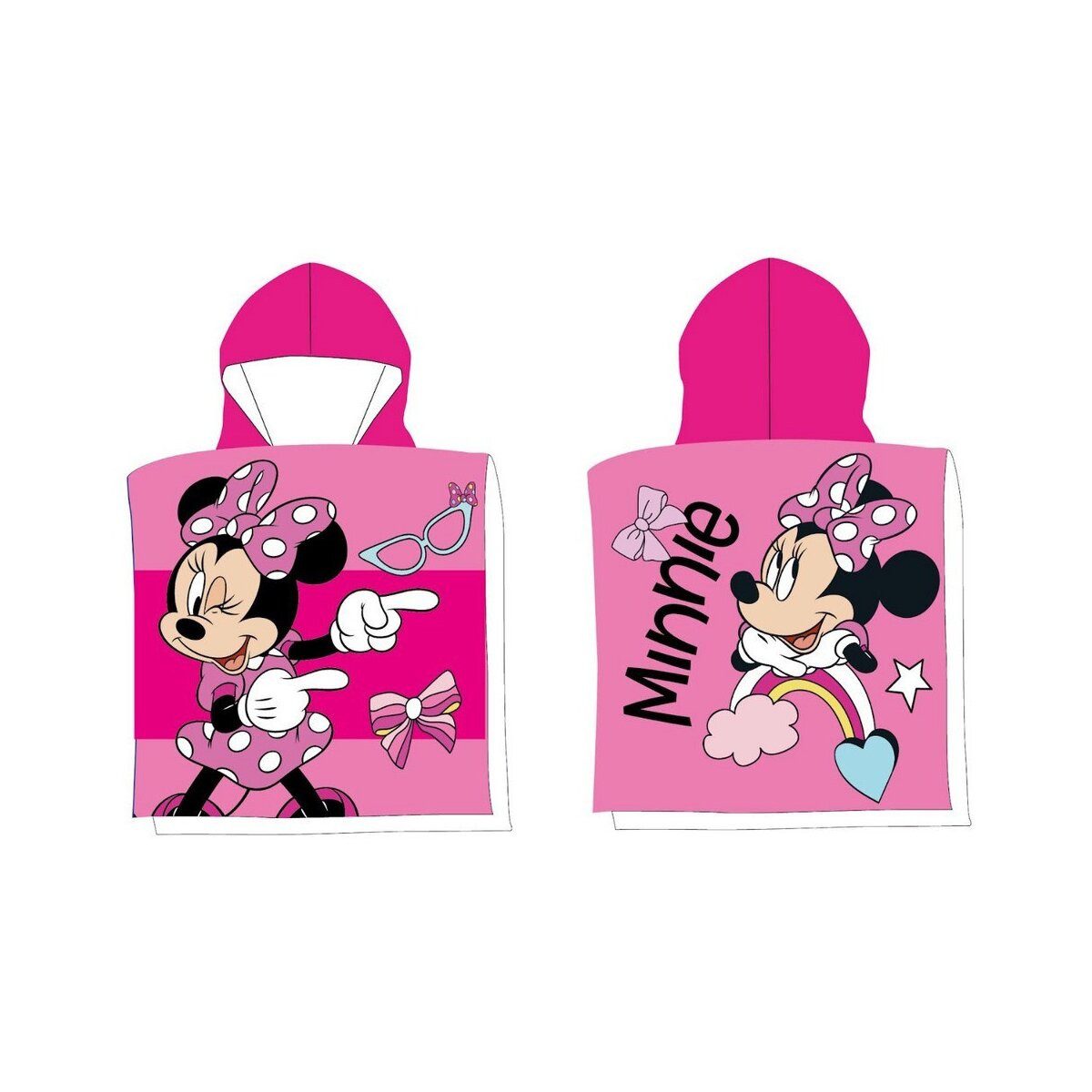 Disney Poncho Minnie Fashion Fun Poncho 50x100