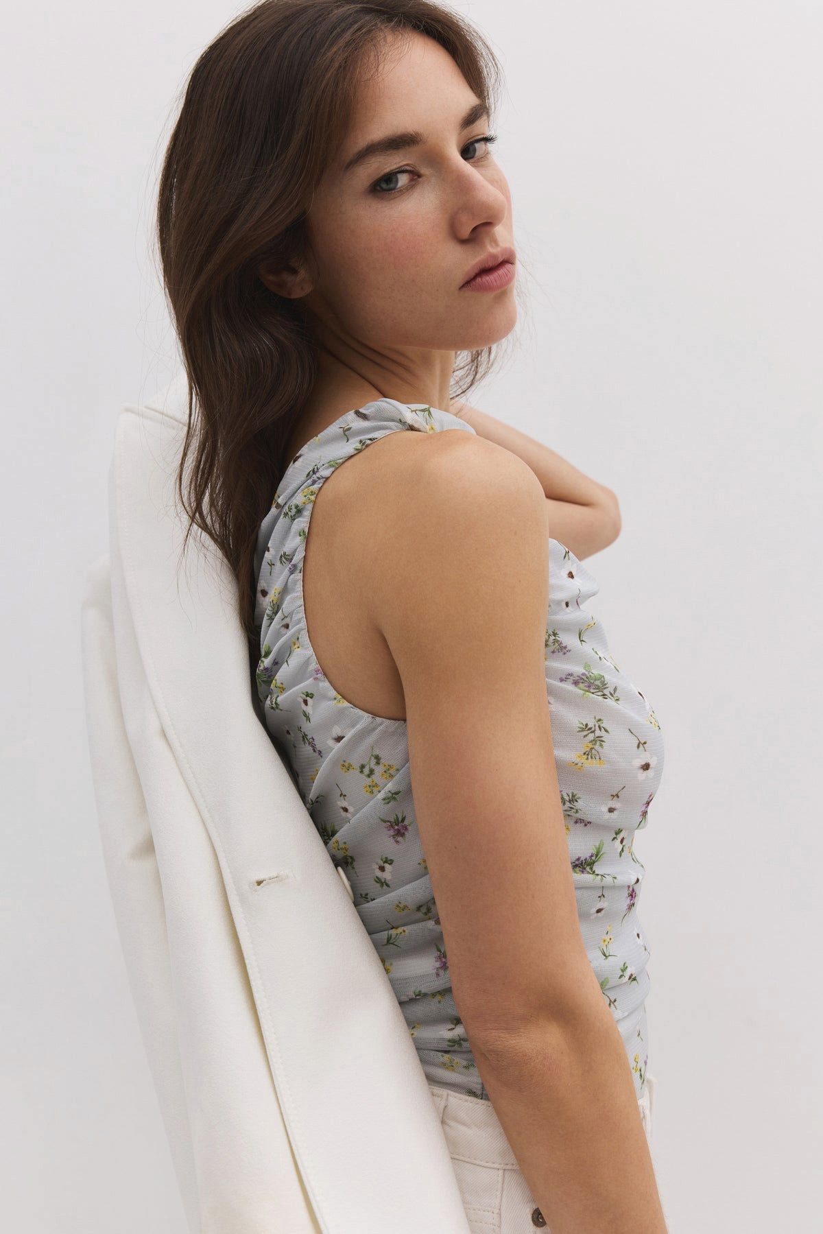 No Matter What Kurzarmbody Asymmetrischer Body mit Druckknöpfen