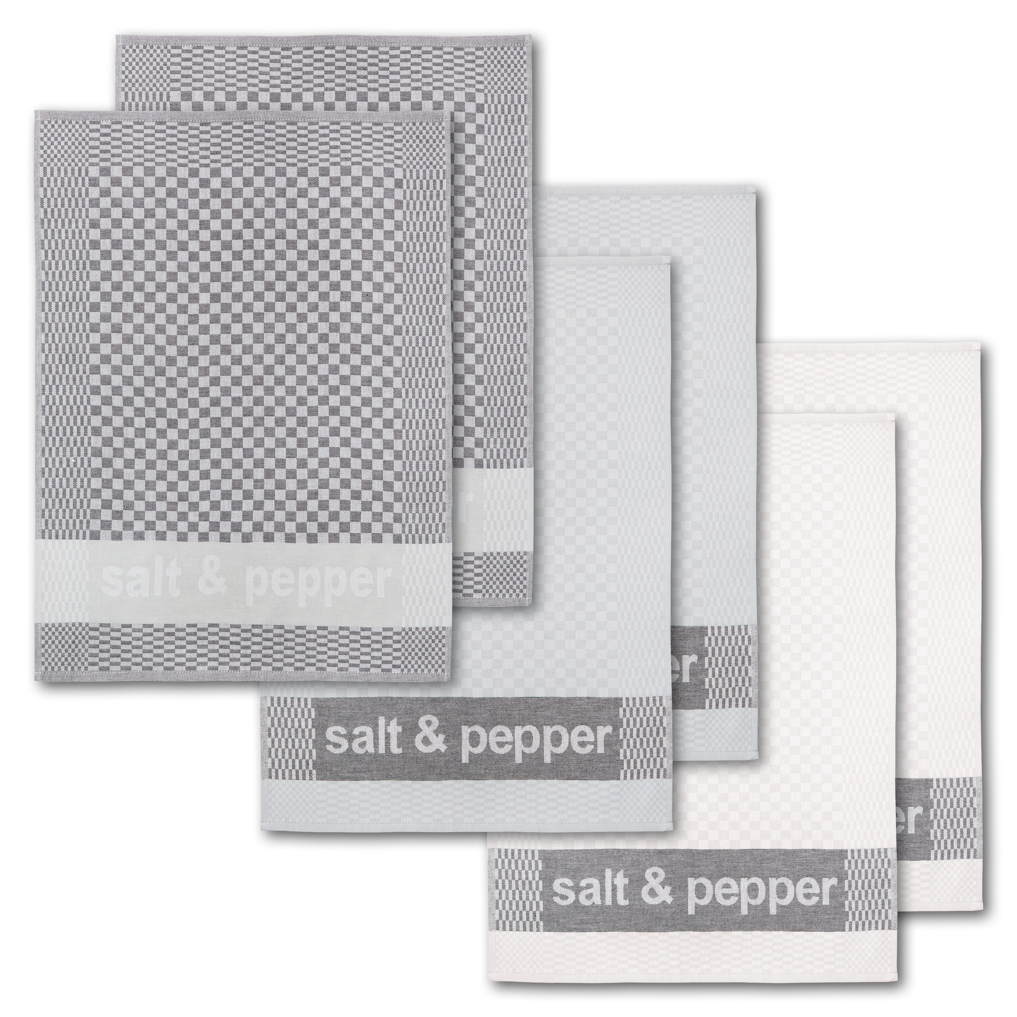 Dyckhoff Geschirrtuch Salt & Pepper, Maße je Tuch ca. 50x70 cm, (Set, 6-tlg günstig online kaufen
