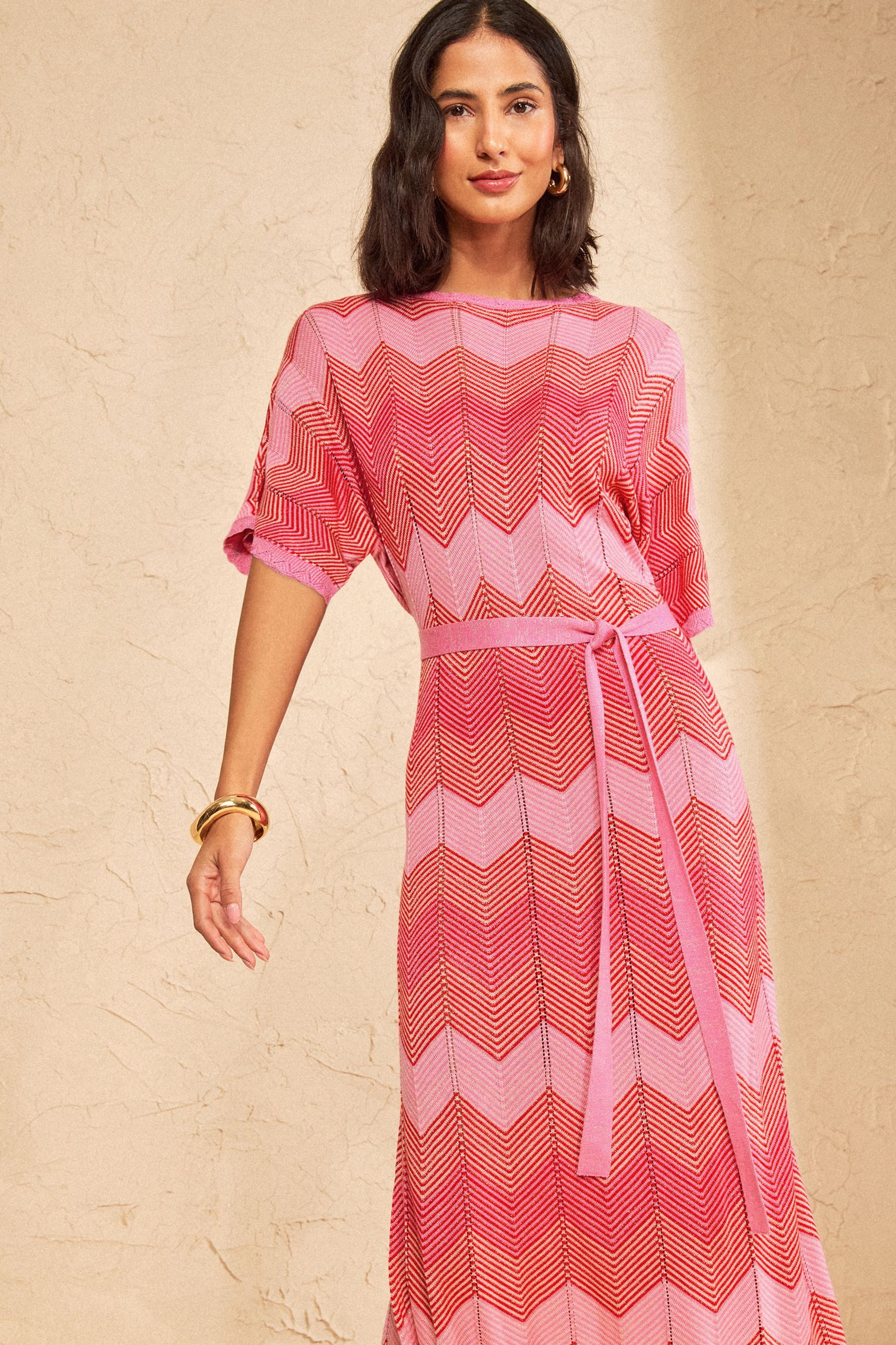 Love & Roses Strickkleid Love & Roses Kleid (1-tlg)