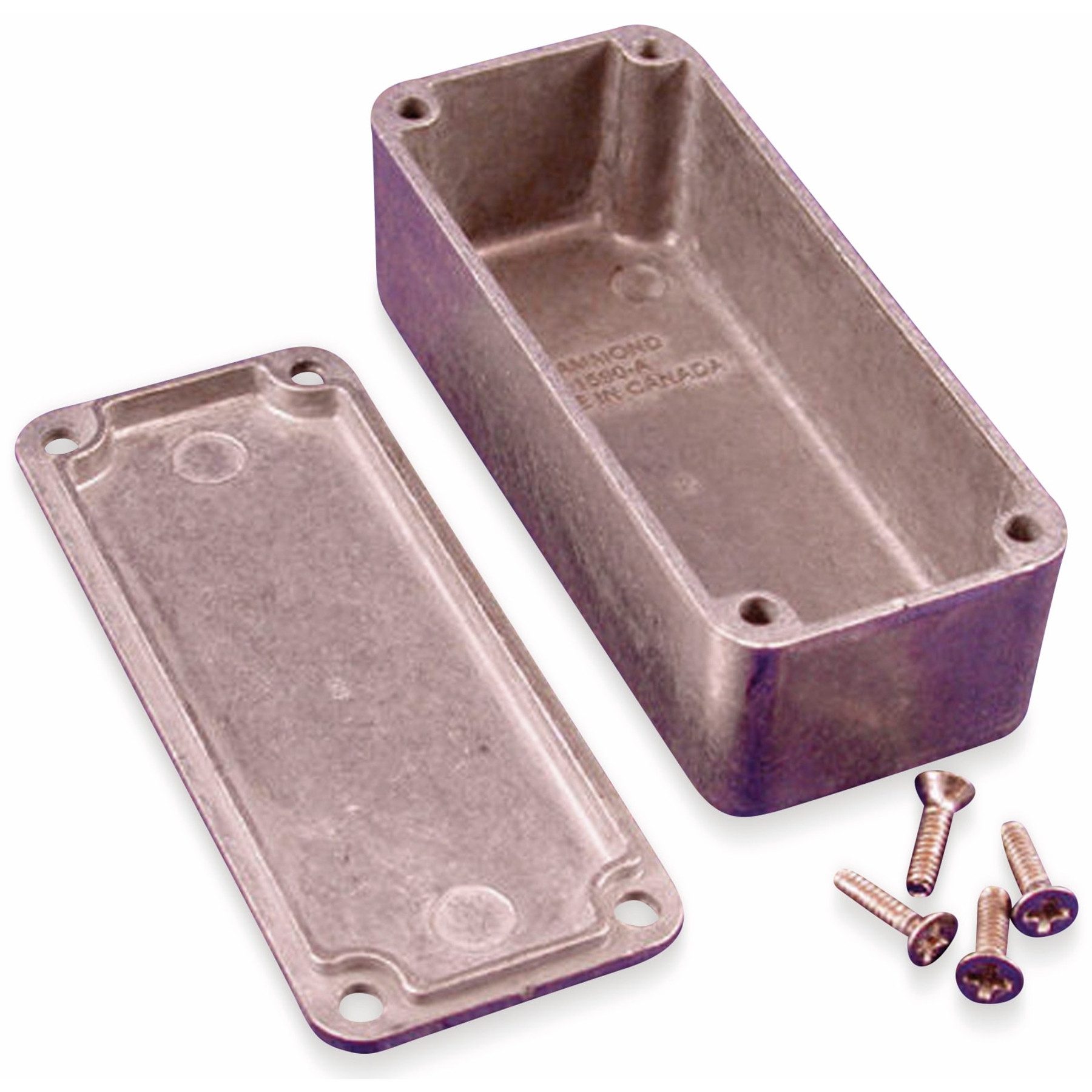 Hammond Montagerückgehäuse HAMMOND Aluminium-Gehäuse, 1590A, 92,5x38,5x31 mm