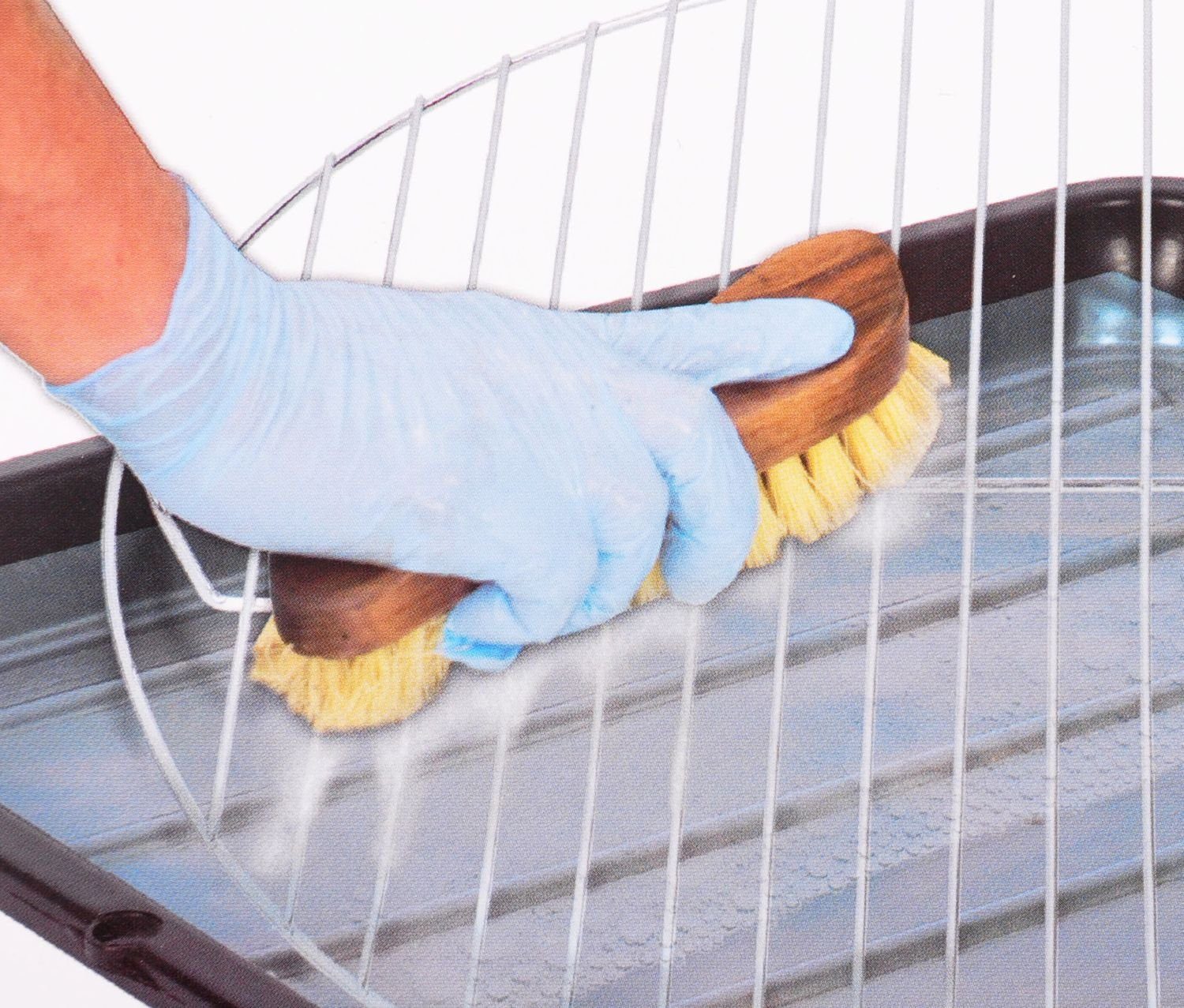 Starplast Putzeimer Reinigungswanne für Grillrost 58,5x58,5cm Grillzubehör Grill Grillrost