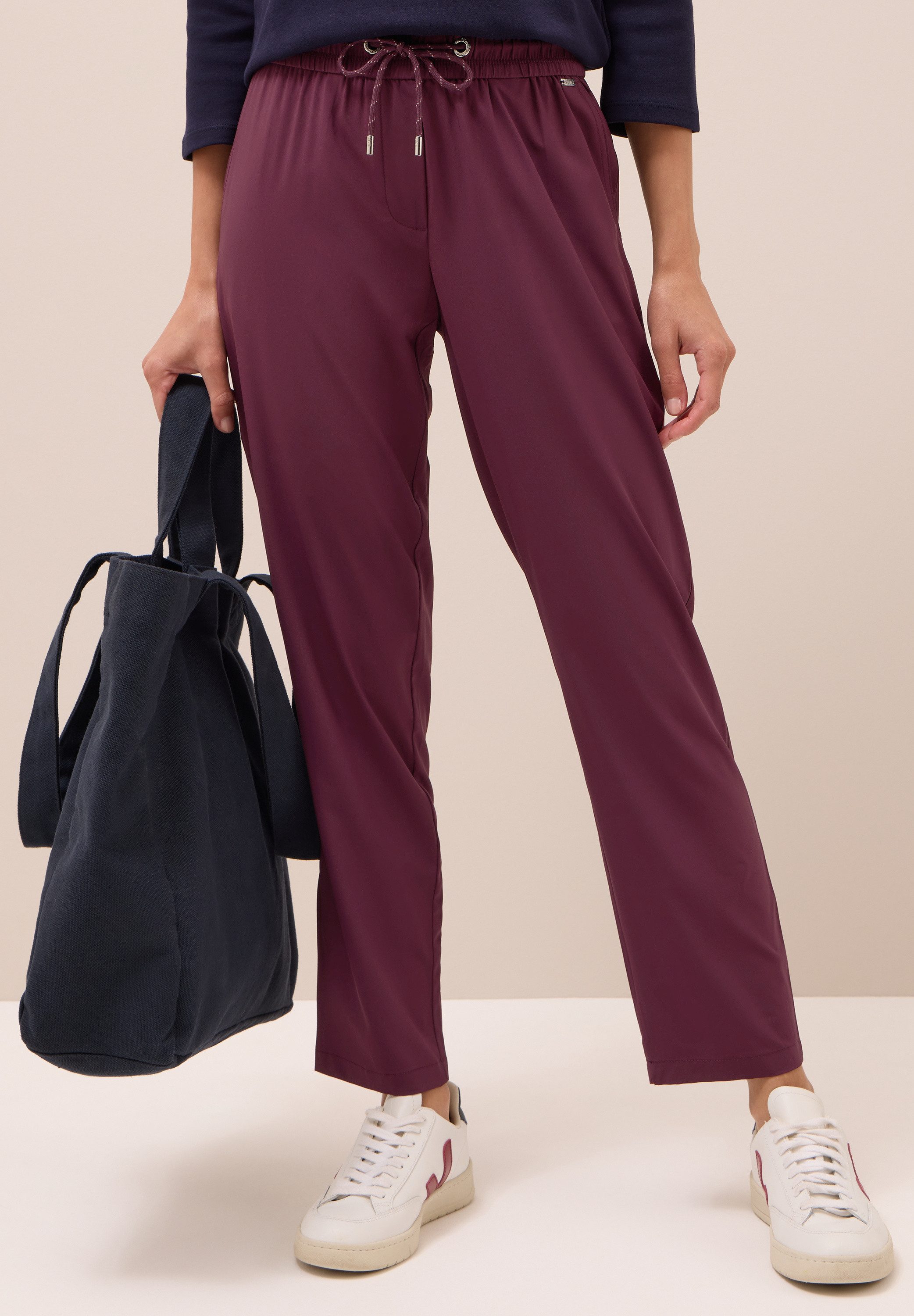 CECIL Stoffhose Style Tracey Light mit elastischem Bund und Tunnelzug günstig online kaufen
