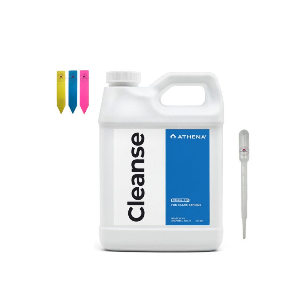 ATHENA AG Удобрение для растений Athena Cleanse, Einzelprodukt mit Dosierpipette, 0,94 L Inhalt, Reinigungslösung für Bewässerungssysteme, vielseitig einsetzbar