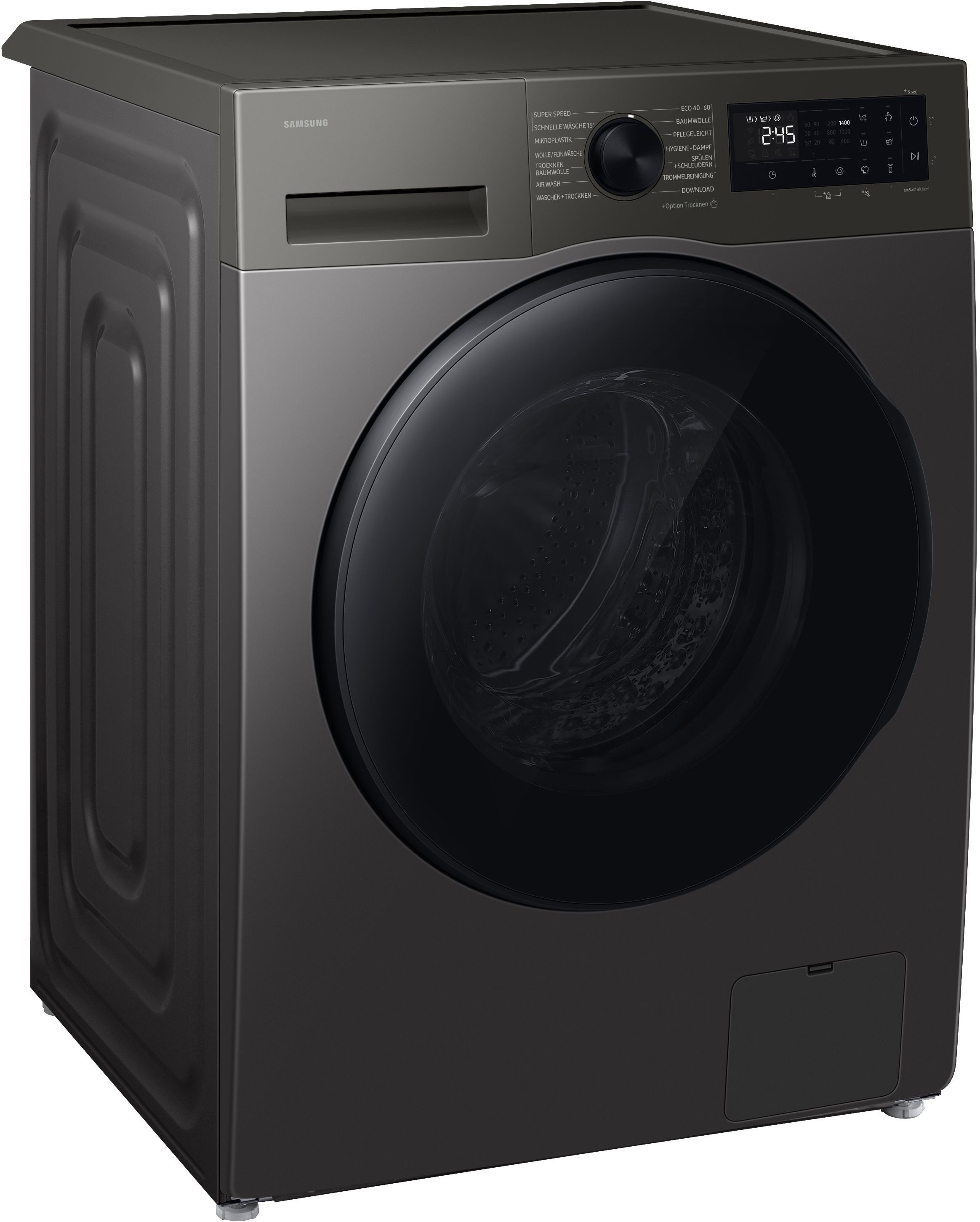 Samsung Waschtrockner WD9BHG5U34BXEG, 0,5 kg, 0,5 kg, 1400 U/min