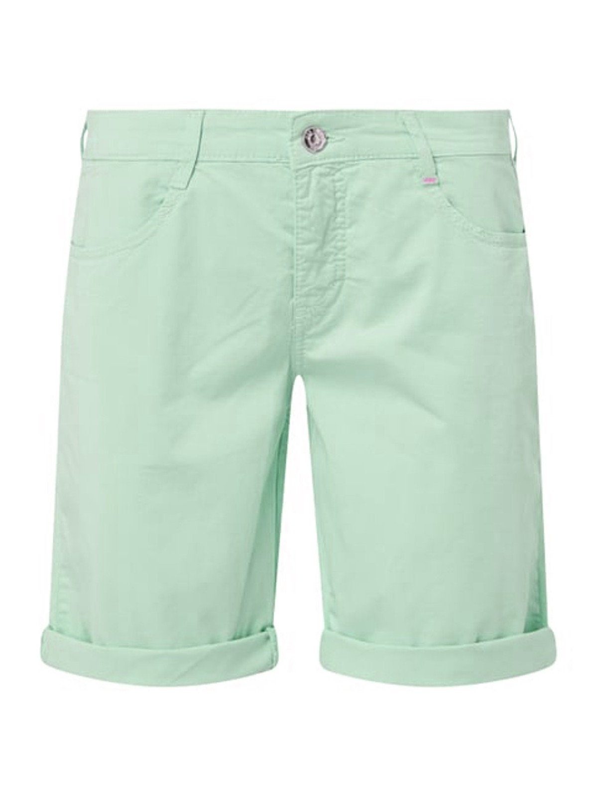 MAC Shorts »MAC Chino-Short luftige Damen kurze Hose mit krempelbarem Saum  Sommer-Hose Khaki« online kaufen | OTTO