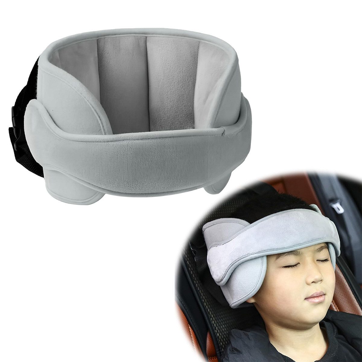 Welikera Autokopfstütze Kopfstütze Auto Kinder,Kopfhalterung Kindersitz, verstellbar,atmungsaktiv und komfortabel,vielseitig