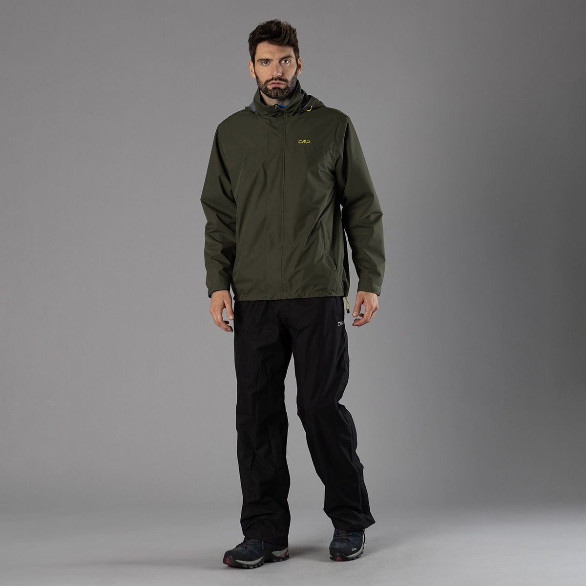 CMP Outdoorhose MAN Rain Pant With Full Lenght Side Zips Wetterfeste Hose für Outdoor-Abenteuer mit vollverschweißten Nähten