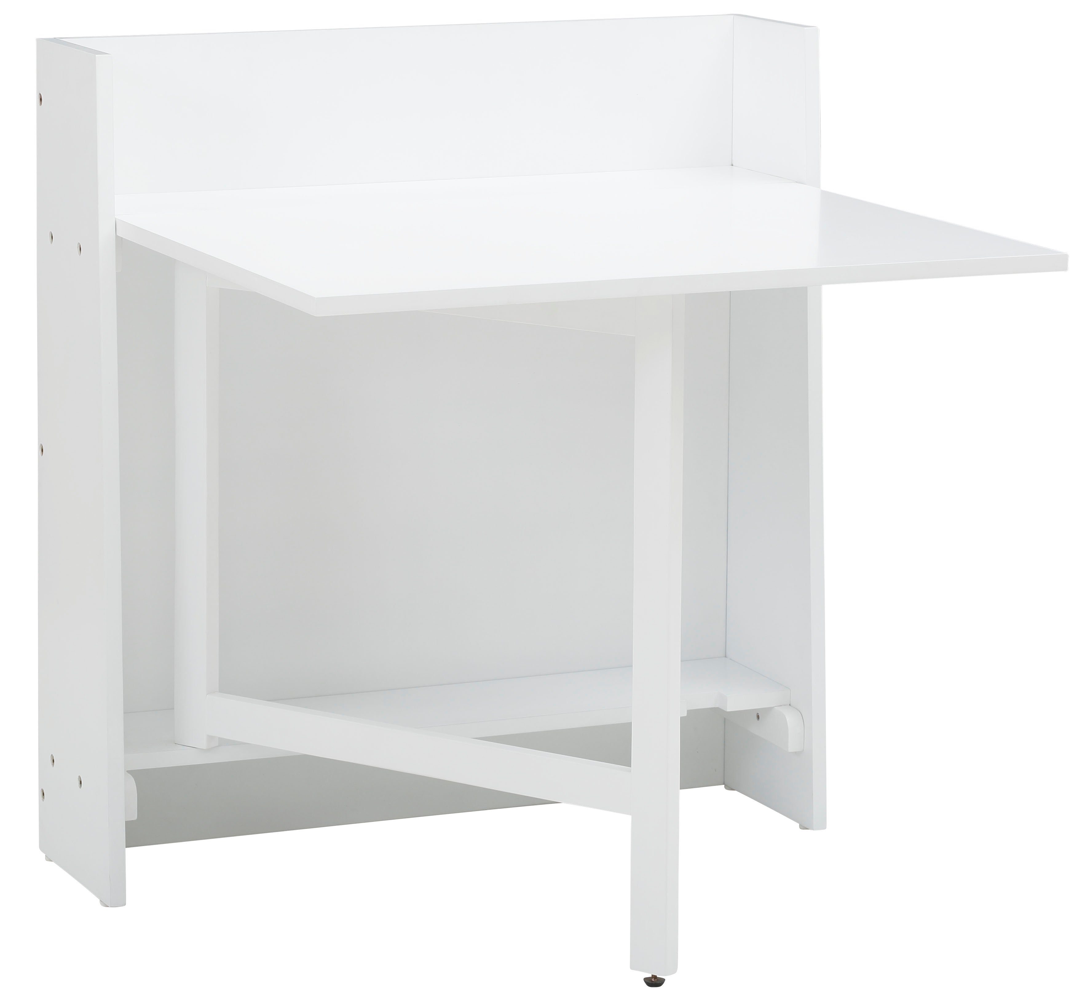 OTTO home Klapptisch Dinant, im Landhaus-Stil gehalten, platzsparend, einklappbar, Breite 84 cm