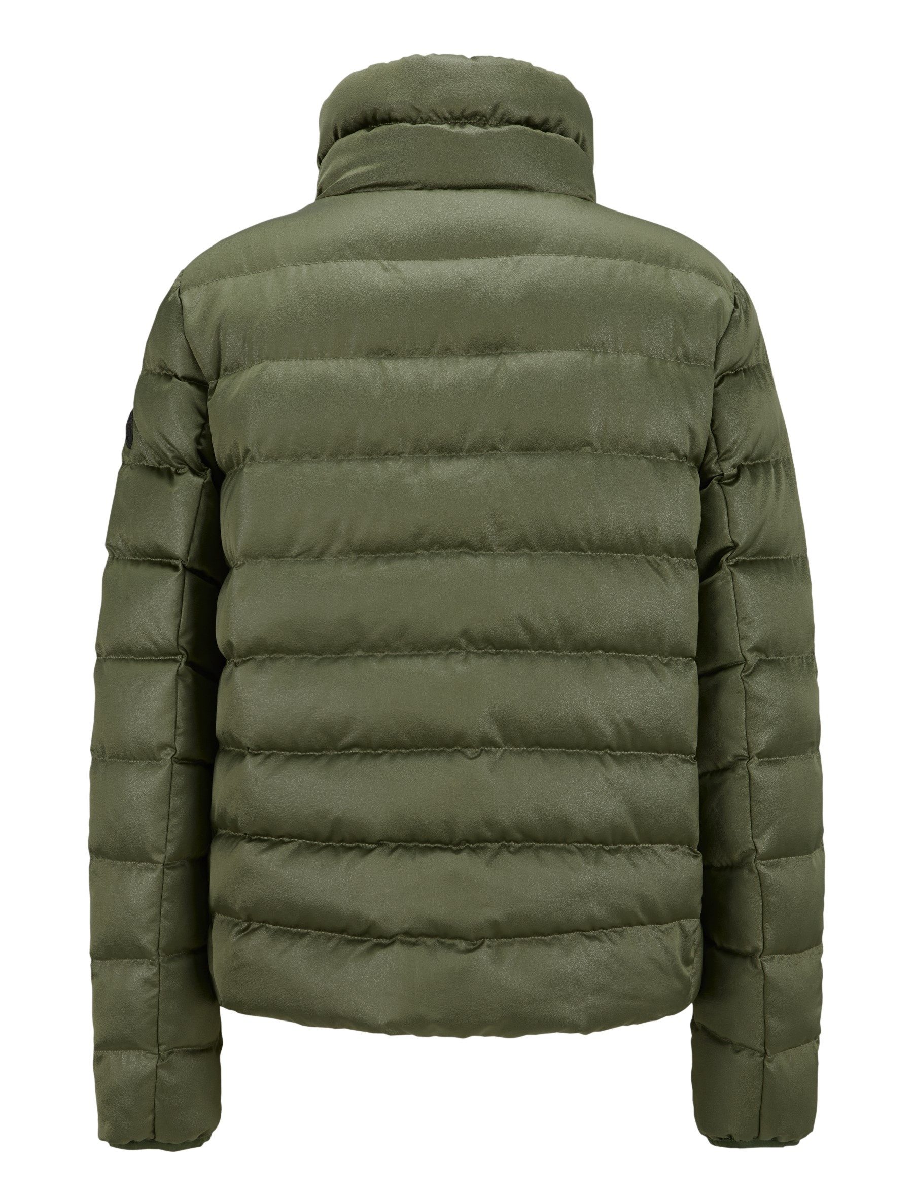 Milestone Steppjacke MSAquarius im geprägtem veganen Leder-Look