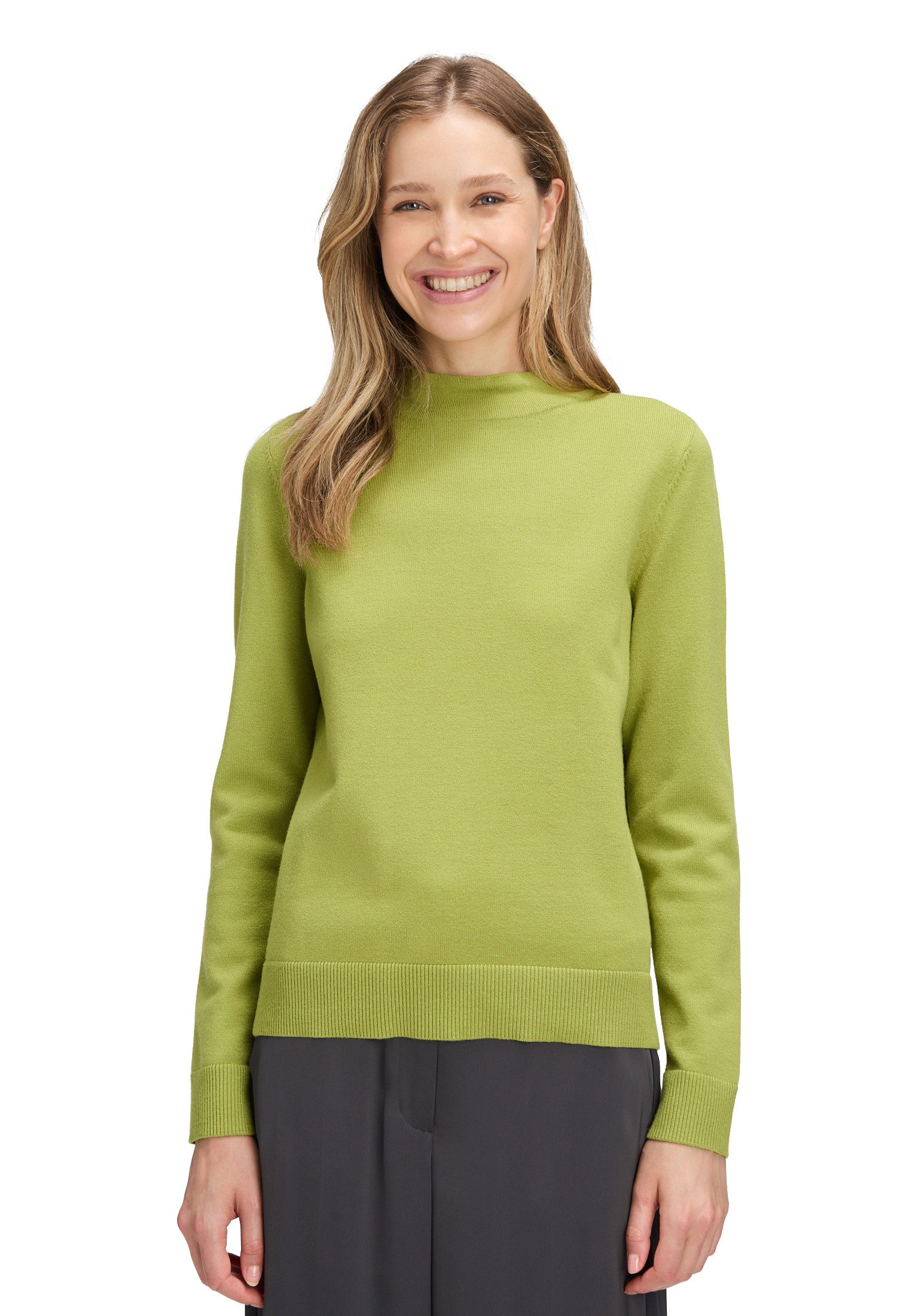 Betty Barclay Strickpullover Damen Basic-Strickpullover mit Stehkragen (1-t günstig online kaufen