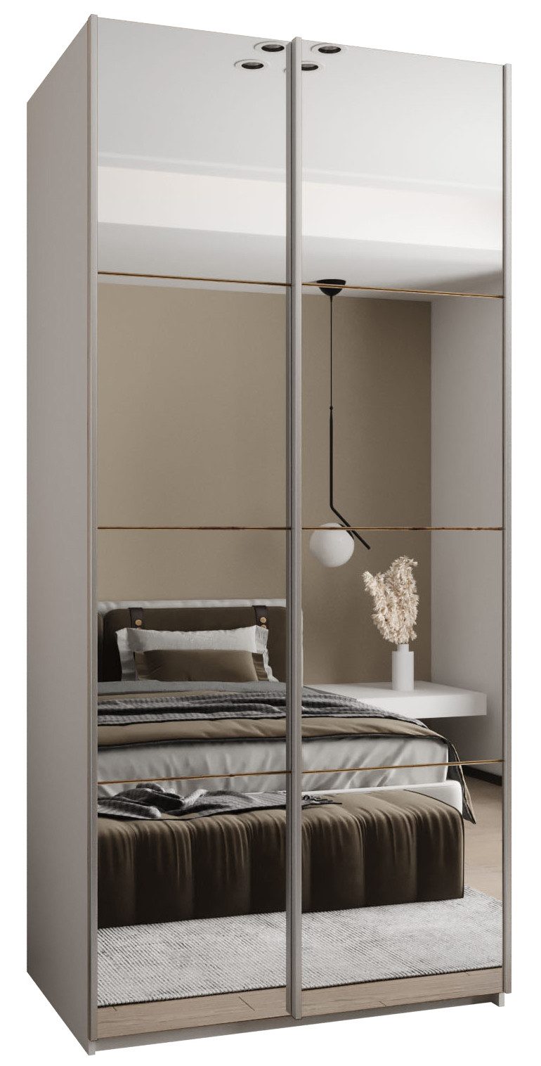 ABIKS MÖBEL Schwebetürenschrank LUX 2 hoher günstig online kaufen