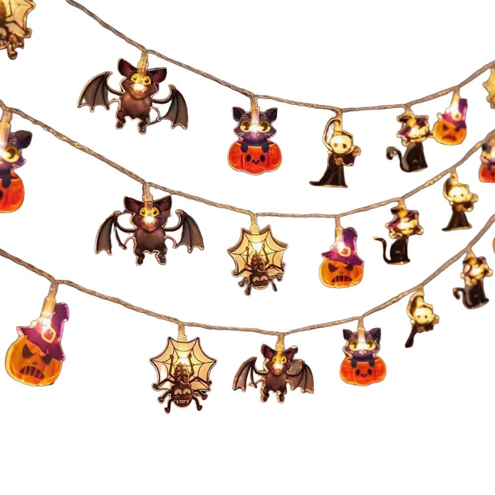 Bomiclss LED-Lichterkette Herbst Deko, Halloween Lichterkette 3 m 20 LED Lichter, für Halloween Theme Erntedankfest Weihnachtsfeiern von Bomiclss