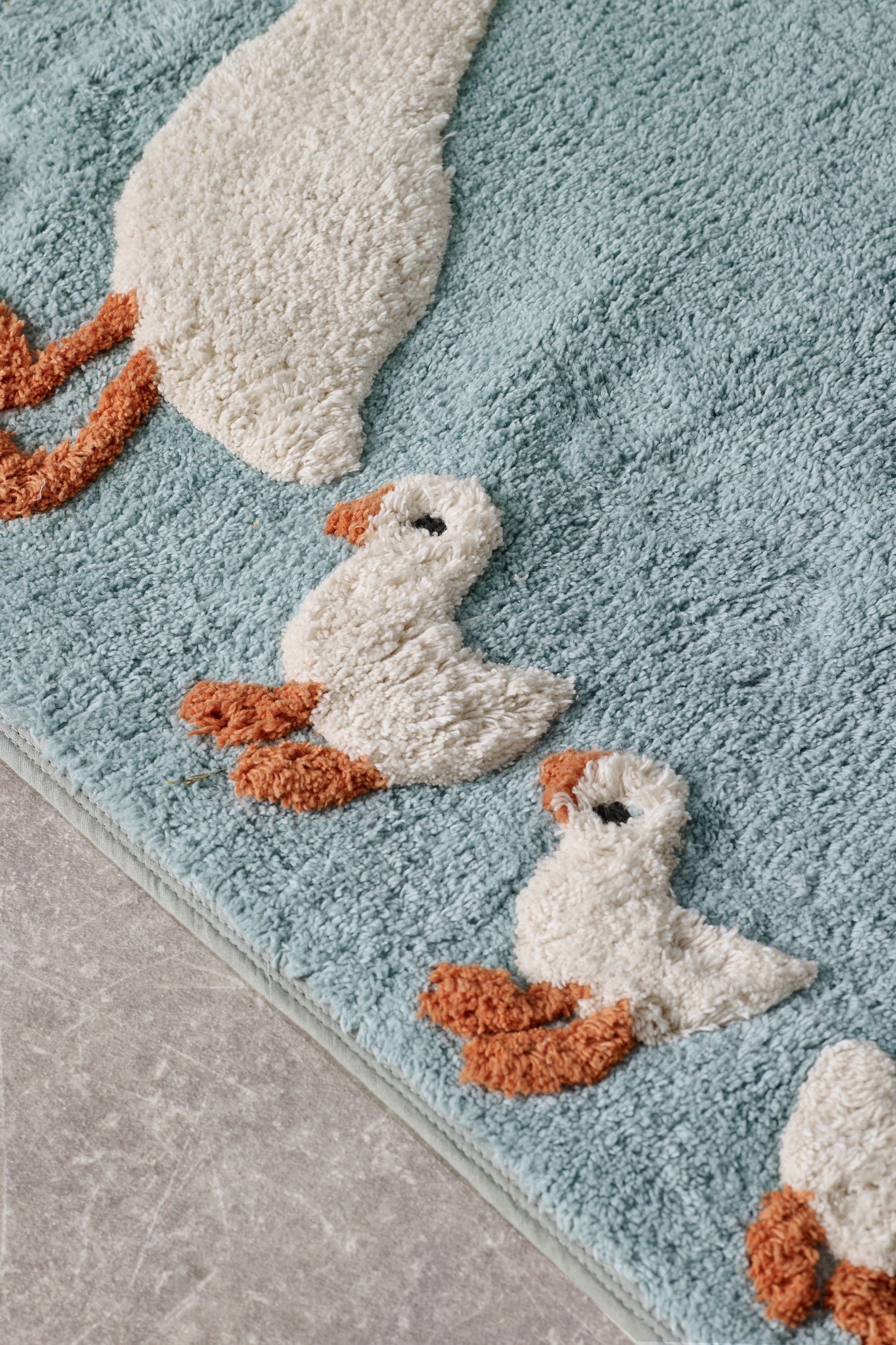 Next Badematte Goose And Friends Badvorleger, Höhe 110 mm, Baumwolle günstig online kaufen