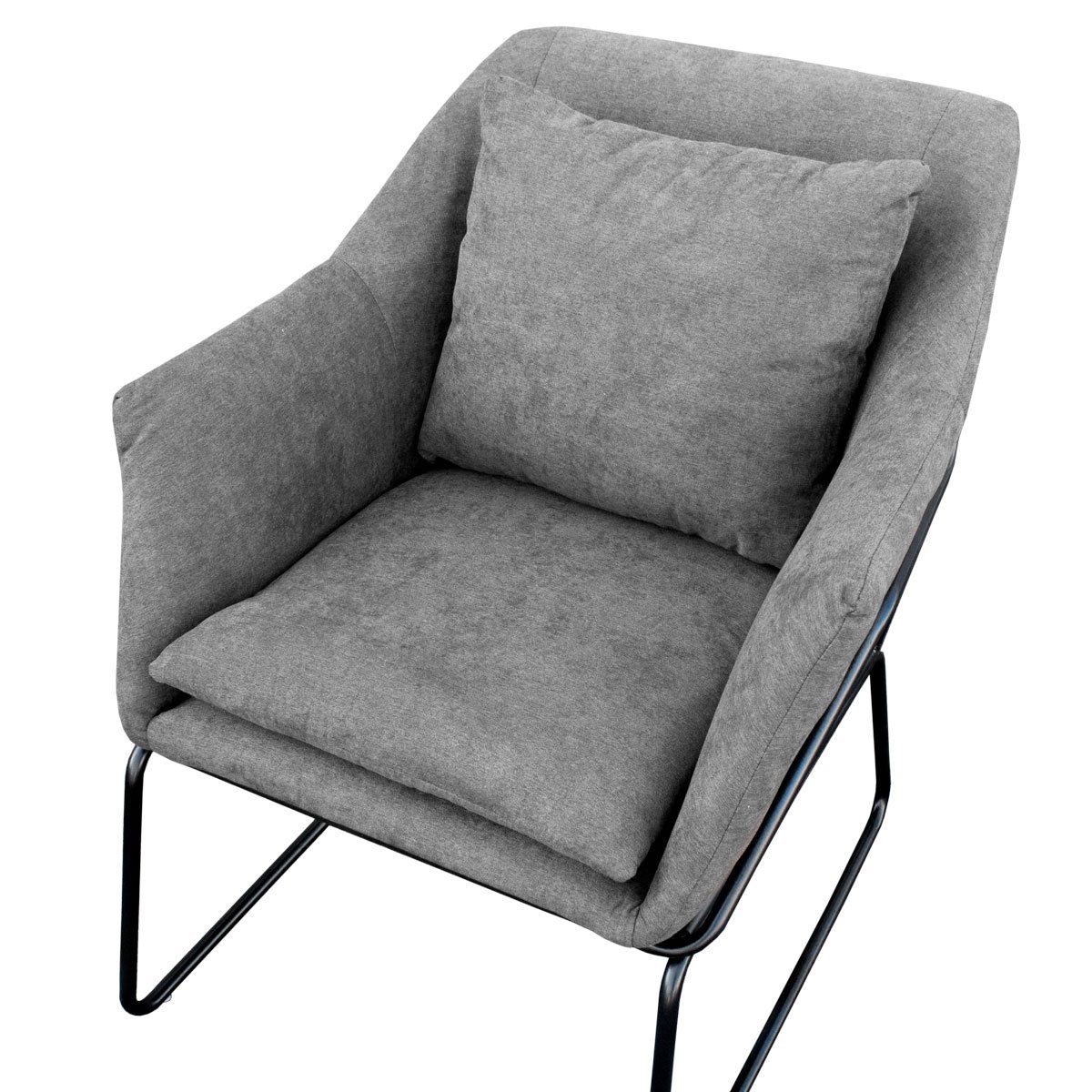 SVITA Cocktailsessel JOSIE (1-St., Loungesessel), inkl. Sitz- und Rückenkissen,Kissen mit Reißverschluss,gepolstert