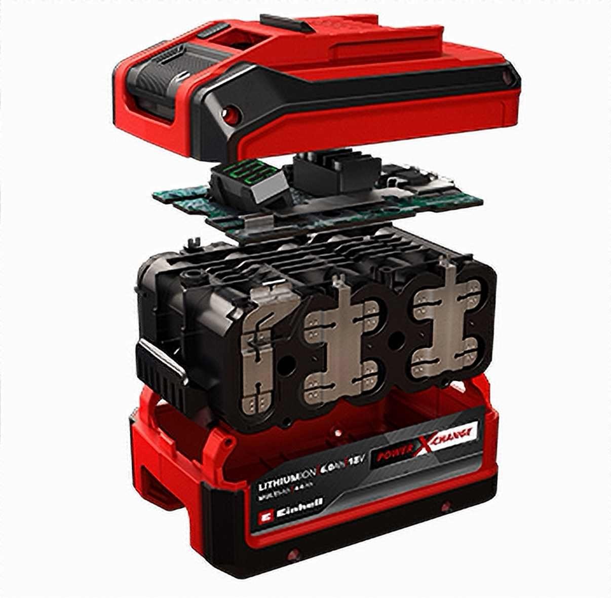 Einhell 18V Ersatzakku PXC-Twinpack 2,5 Ah in CB, 2er Pack Akku-Set (2 St)