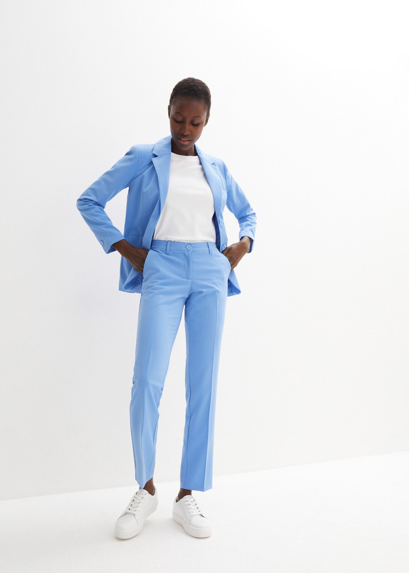 bonprix Hosenanzug (Set, 2-tlg) Regular Fit, mit Elasthan-Anteil, verschiedene Konfektionsgrößen