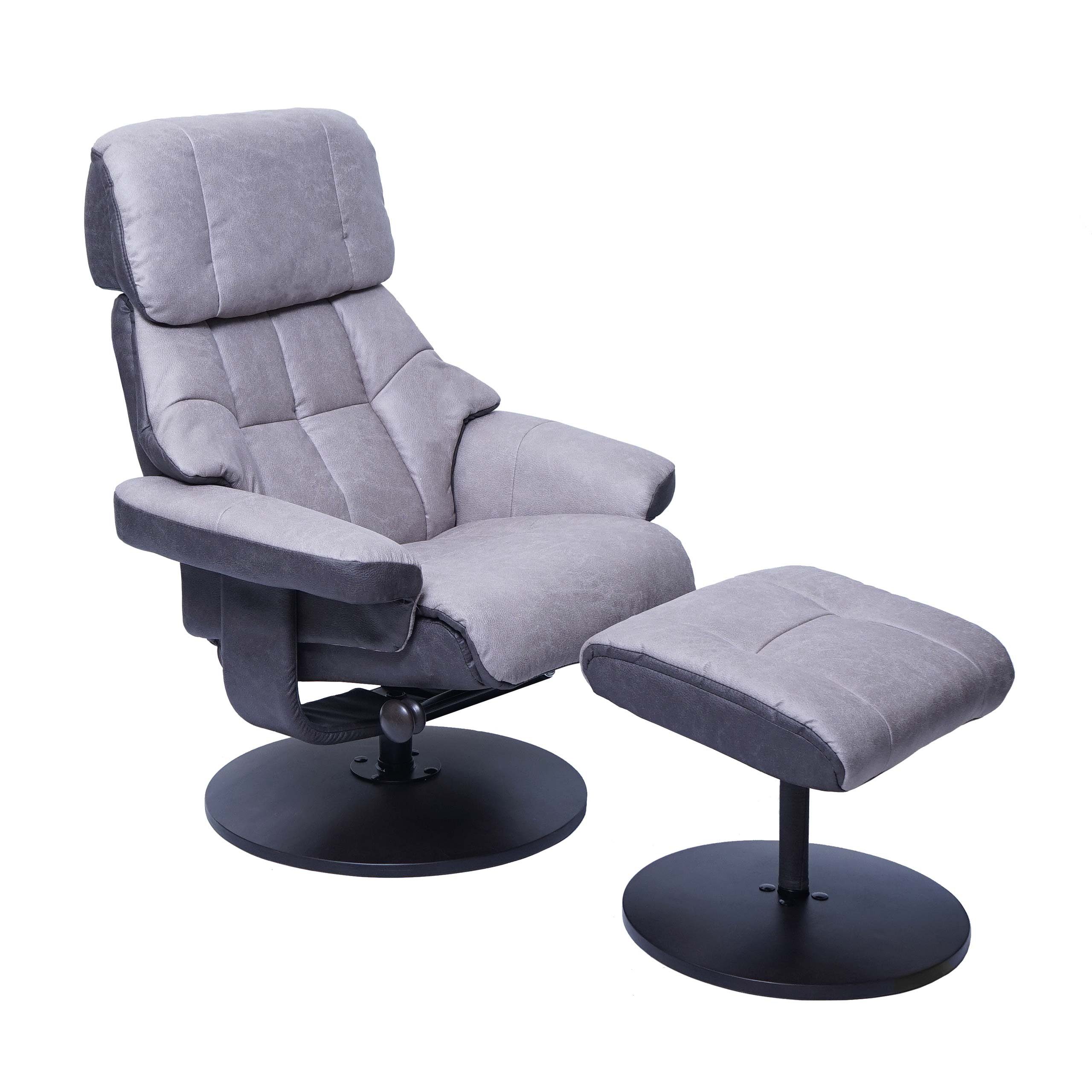 MCA furniture Relaxsessel MCW-F21, stufenlos verstellbar, einstellbare Widerstandskraft, um 360° drehbar