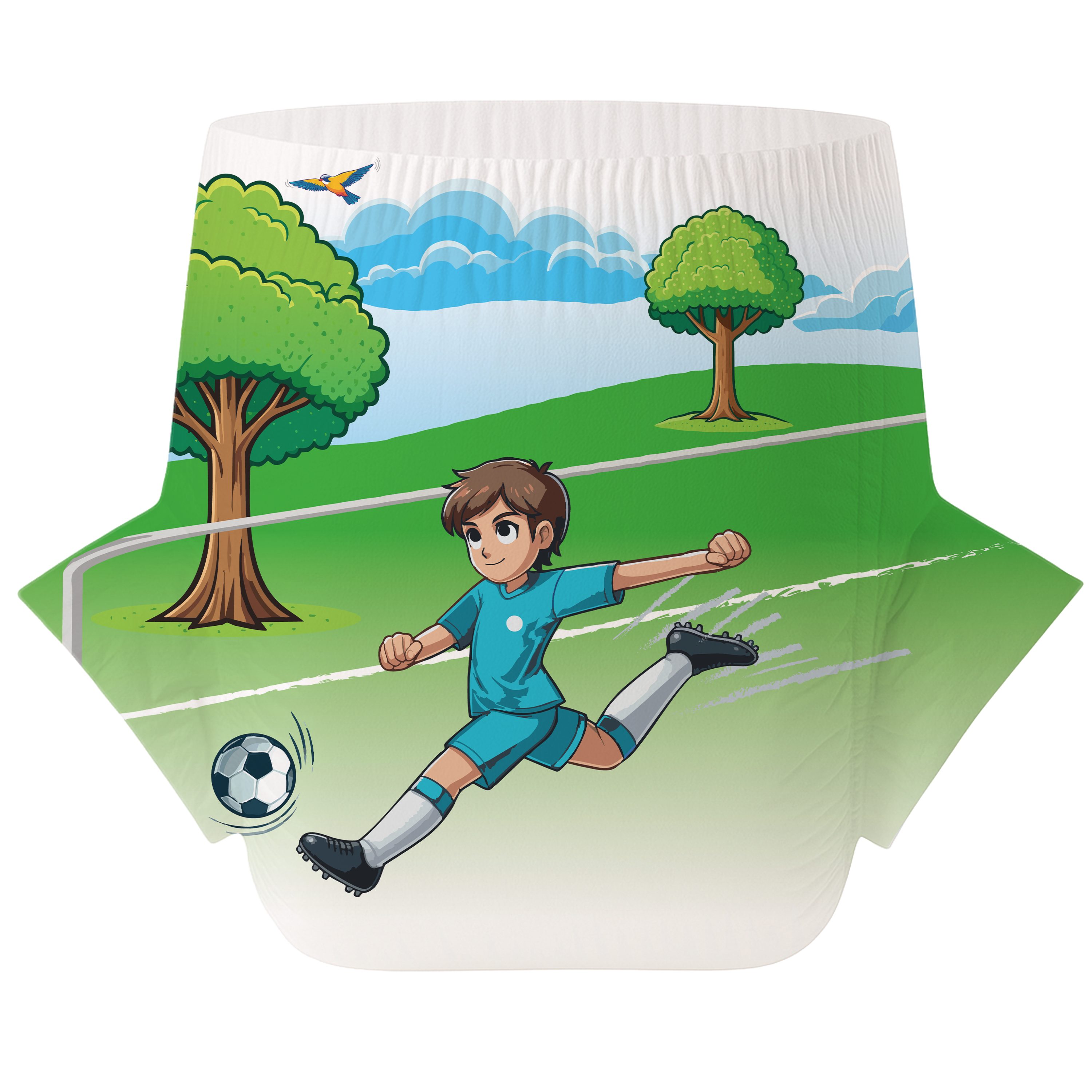 Scoozz Windeln Scoozz Dry-Keeper Inkontinenzwindel Fußball-Design
