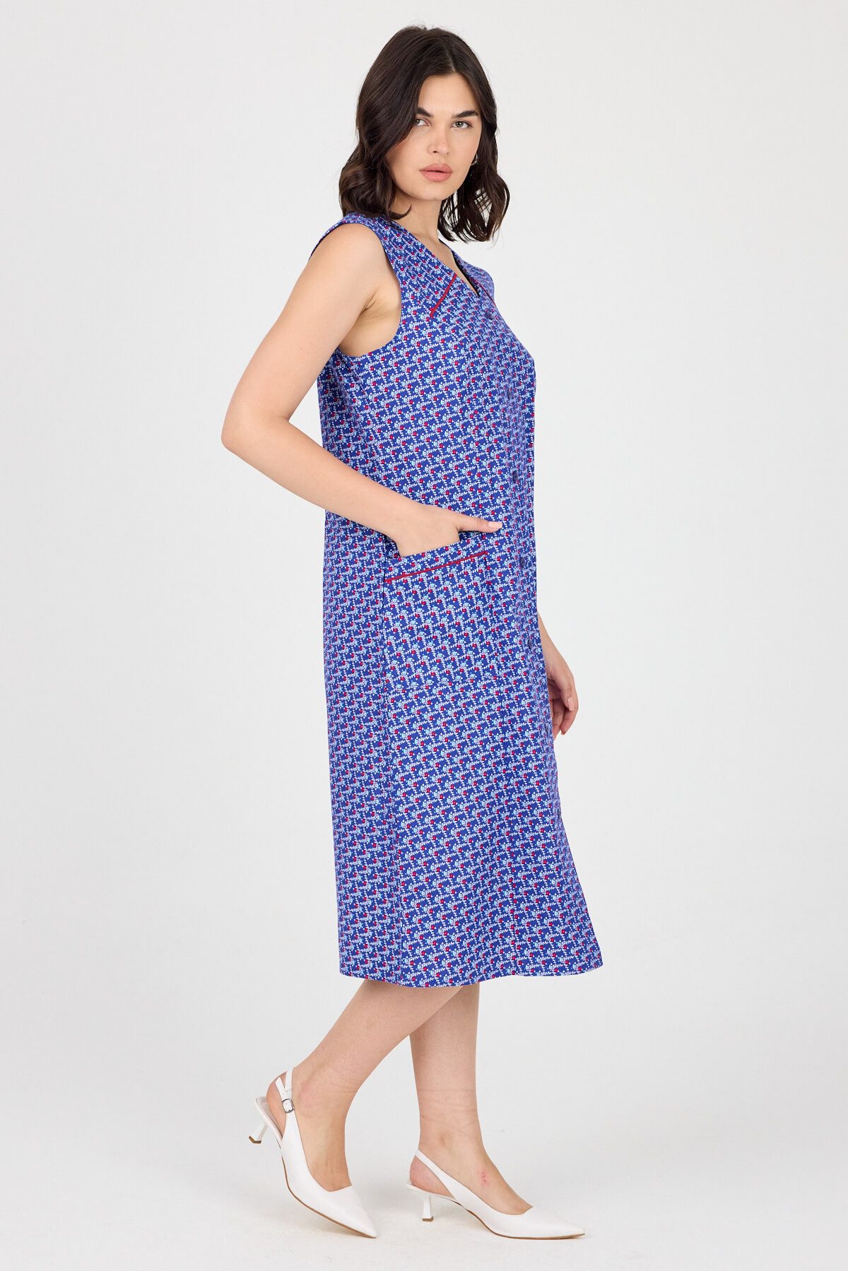 Phistan Tunikakleid Kittel mit Knöpfen – günstig online kaufen