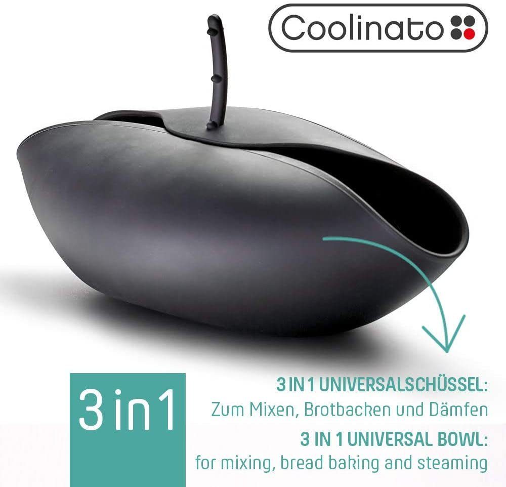 3-in-1 (1-tlg), aus Backform Silikon, Hitzebeständige Universalschüssel Coolinato Brotbackform