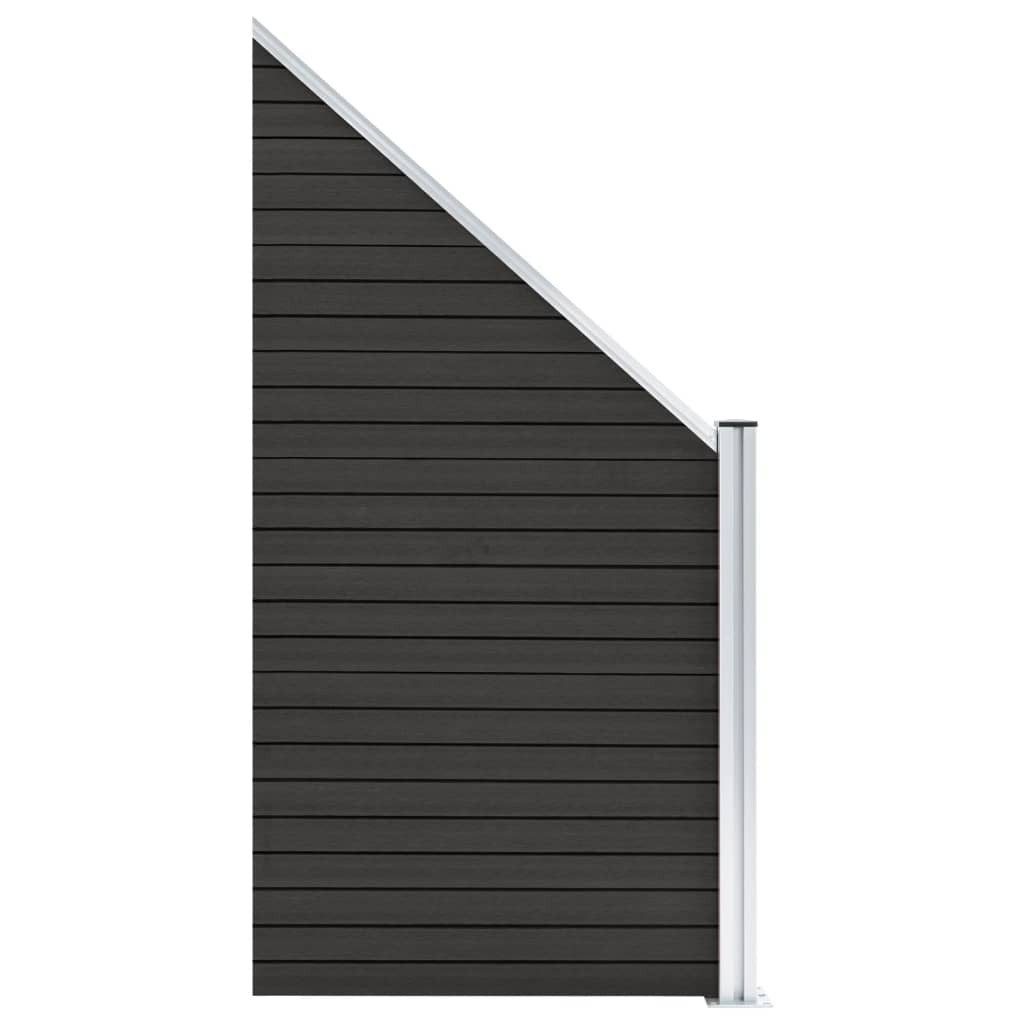 vidaXL Gartenzaun Zaunelement WPC 95x(105-180) cm günstig online kaufen