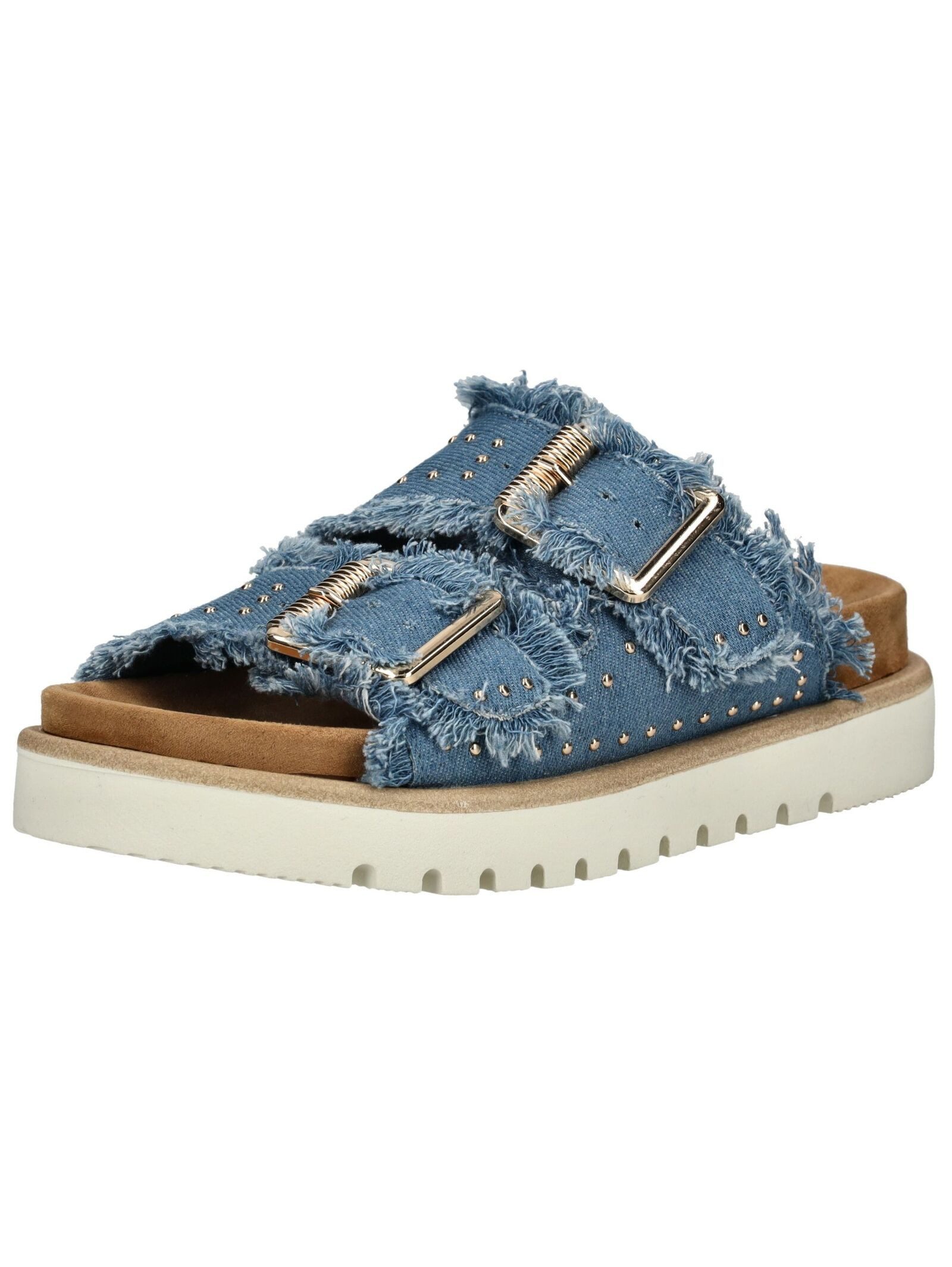 MUSTANG Pantoletten Lederimitat/Textil Pantolette günstig online kaufen