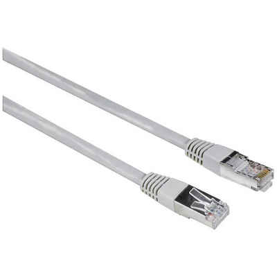 Hama Netzwerkkabel CAT-5e F/UTP geschirmt 30 m LAN-Kabel, PVC-Mantel, verdrillte Paare