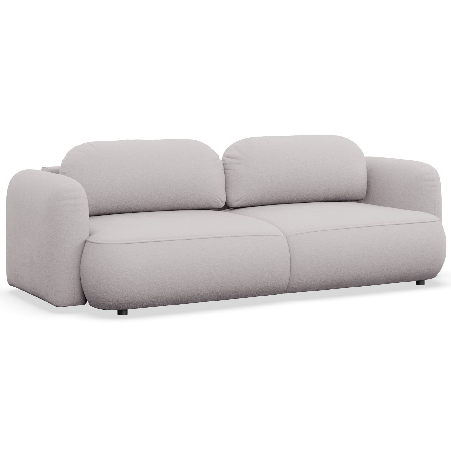 Selsey Schlafsofa, 3-Sitzer mit Schlaffunktion, Bettkasten, Bouclé / Chenille, 253 cm