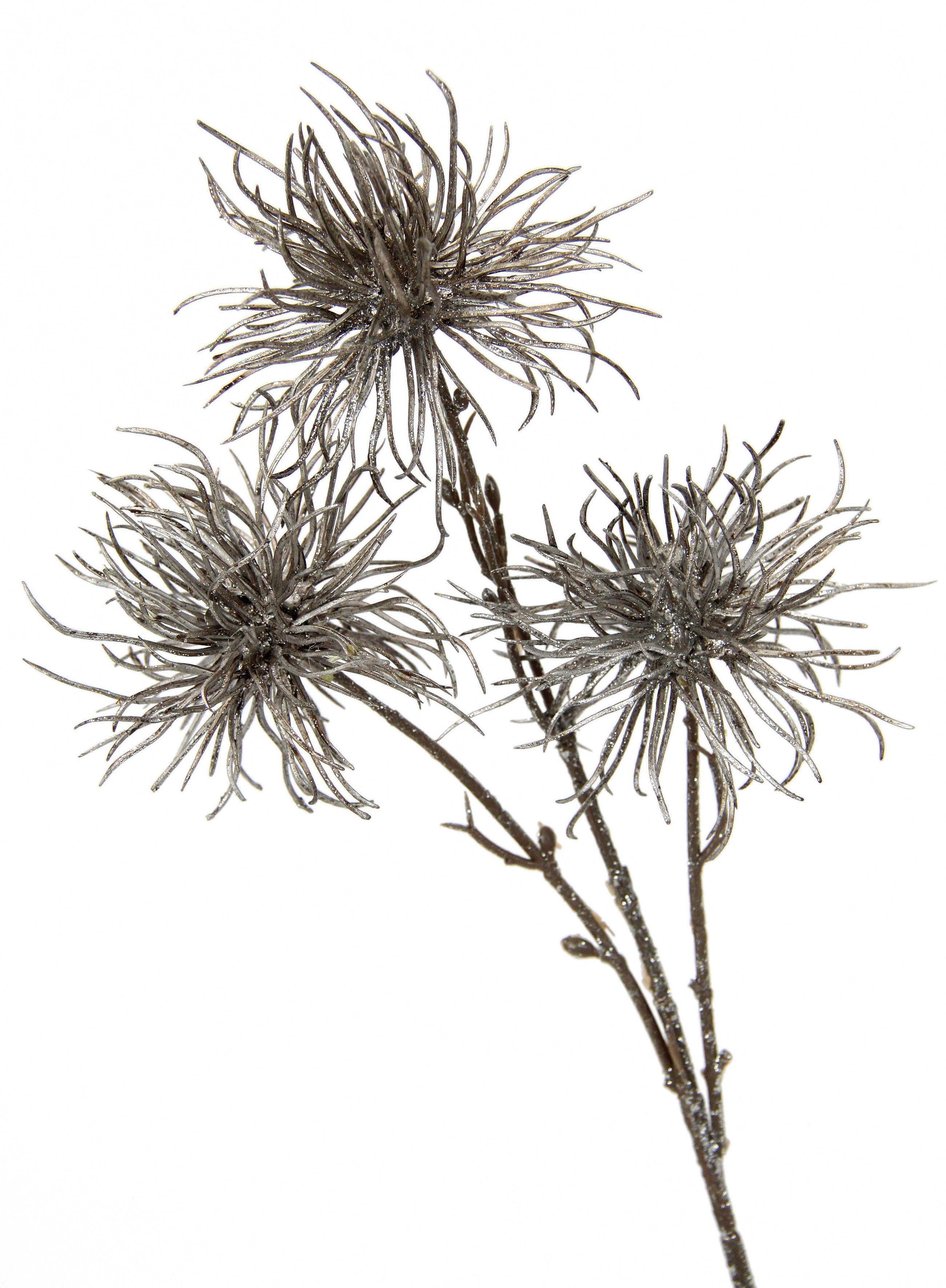 Kunstblume Distel, I.GE.A., Höhe 45 cm, Metallic-Distelzweig, Kunstzweige, günstig online kaufen