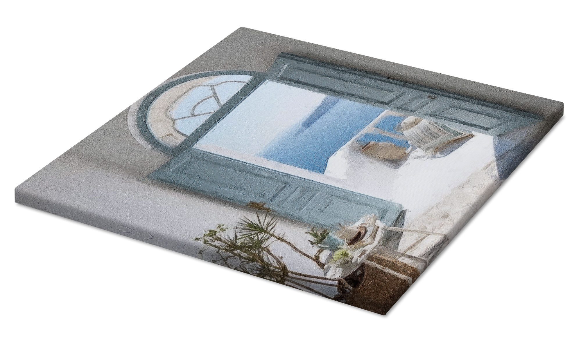 Posterlounge Wandbild Blaue Griechische Tür III, Willow Studio, erhältlich als Poster, Leinwandbild, Wandsticker oder Acrylglasbild