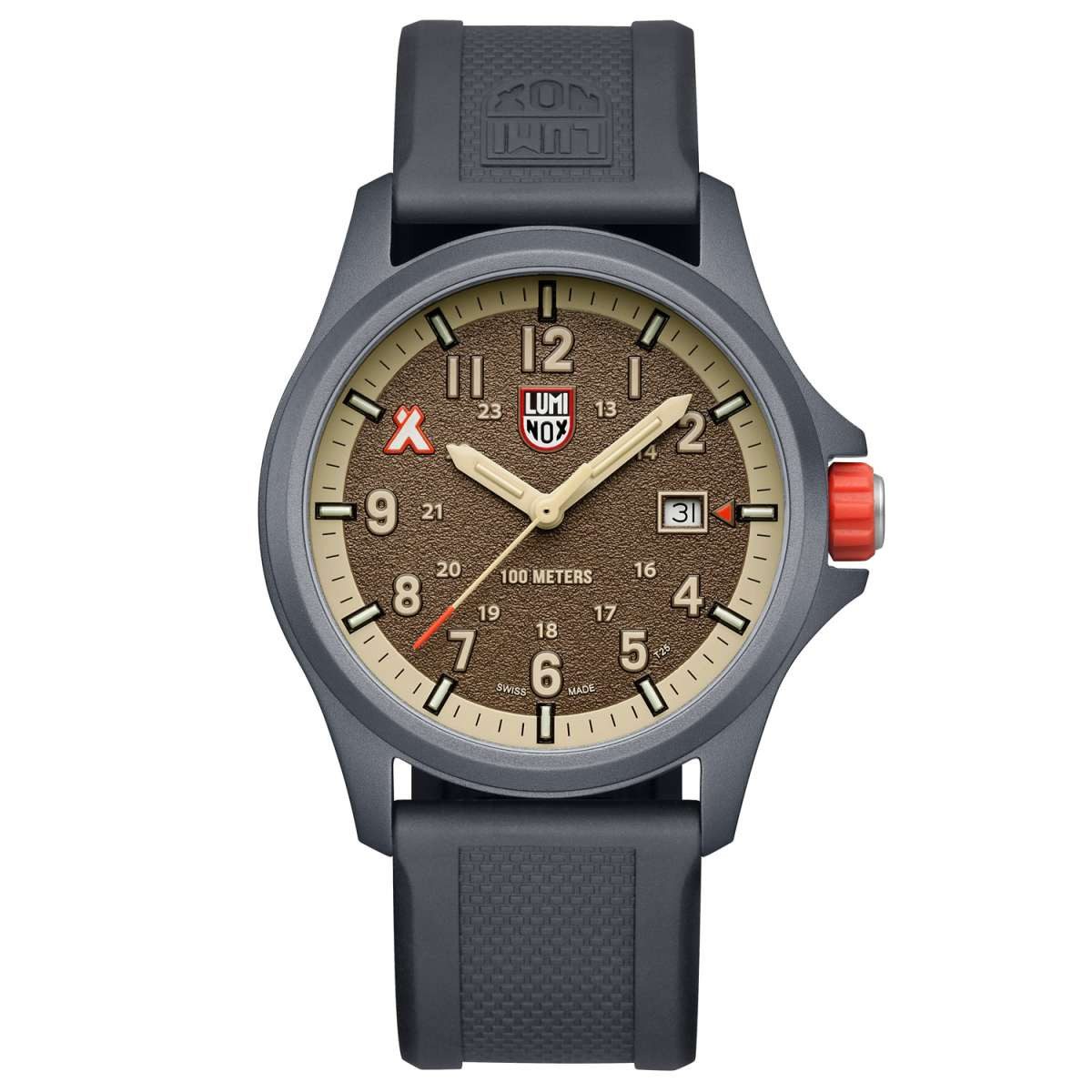 Luminox Schweizer Uhr XB.3716, für Herren Bear Grylls Grau