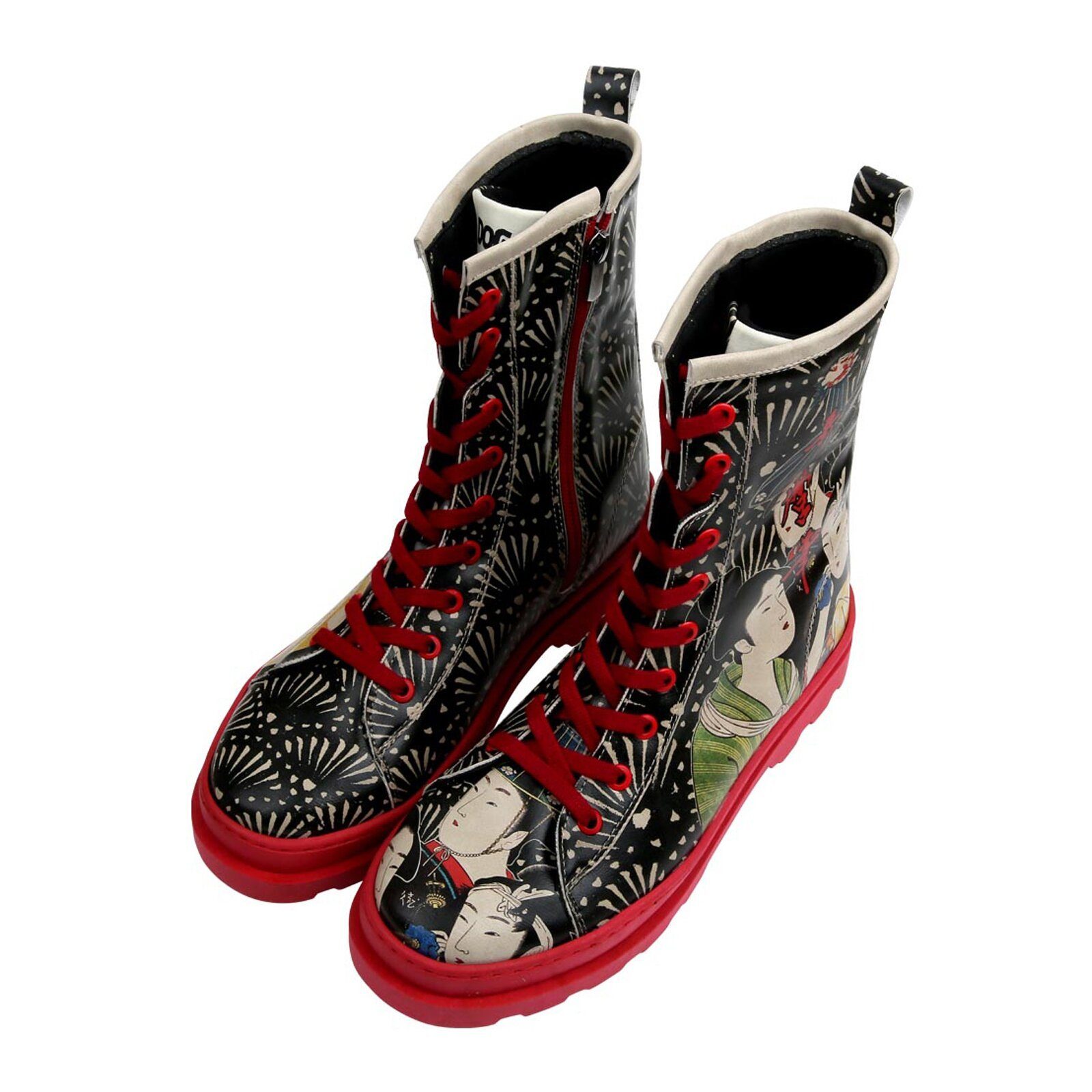 DOGO Gisele Schnürstiefel Boots Small Talk Damen Stiefeletten Stiefelette Handgefertigt