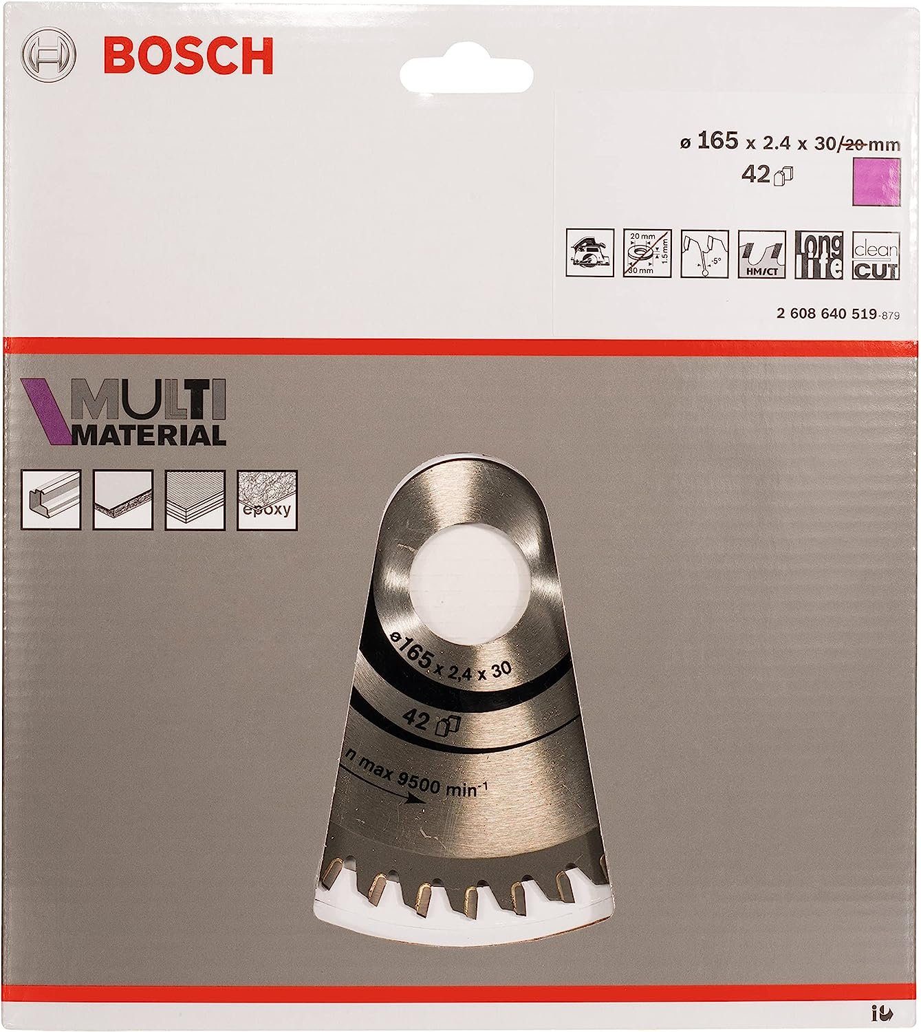 1x Bosch Material Multi BOSCH Kreissägeblatt Bohrfutter Professional (für Multimaterial