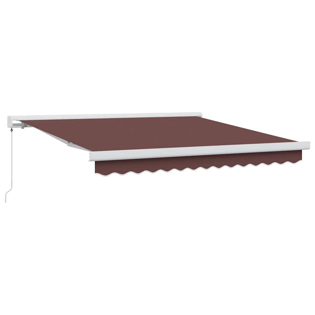 vidaXL Markise Markise Manuell Braun 300x250 cm (1-St)